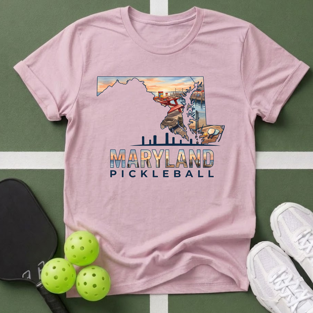 State- Maryland Pickleball T-Shirt