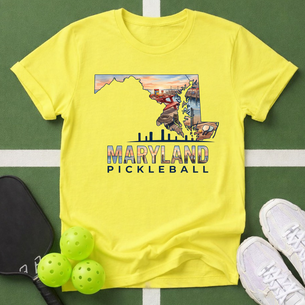 State- Maryland Pickleball T-Shirt