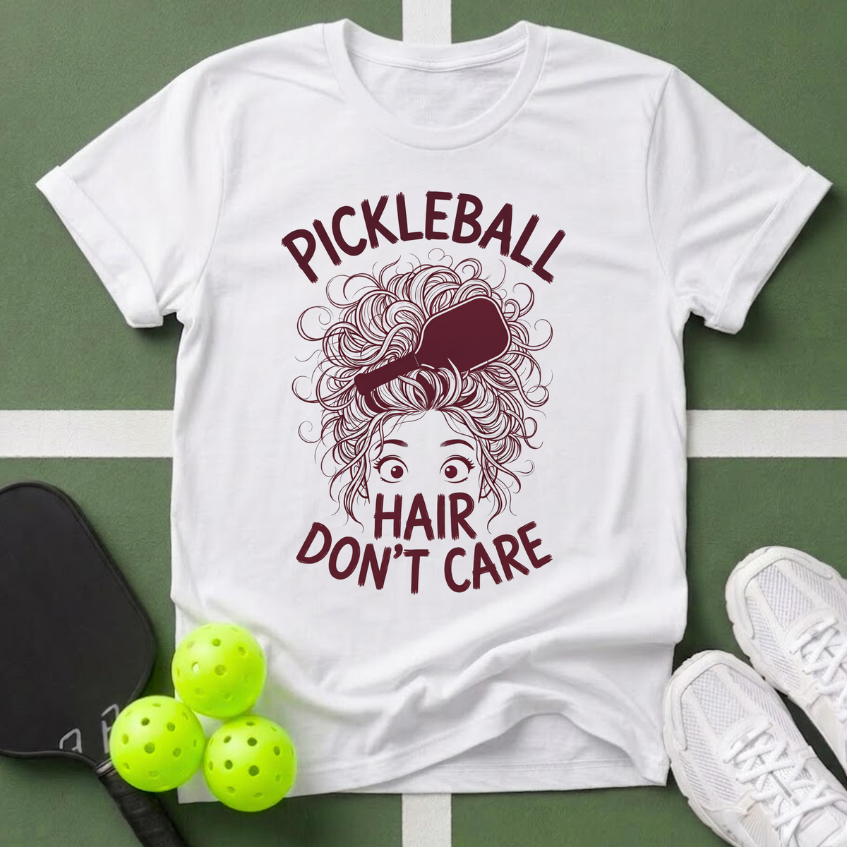 Pickleball Hair T-Shirt