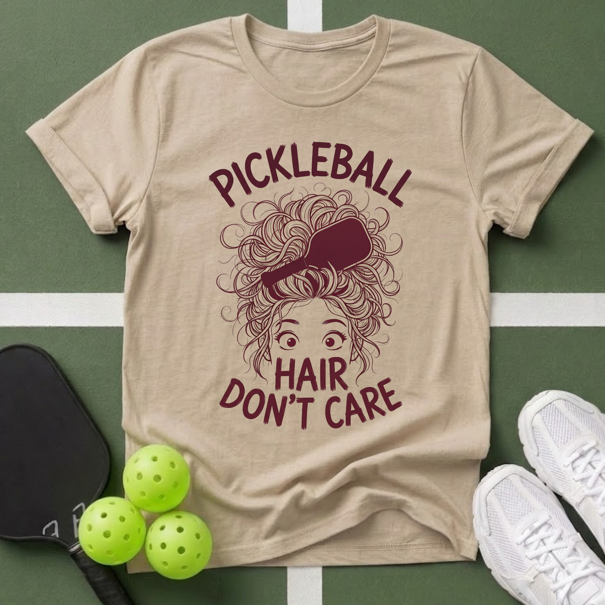 Pickleball Hair T-Shirt