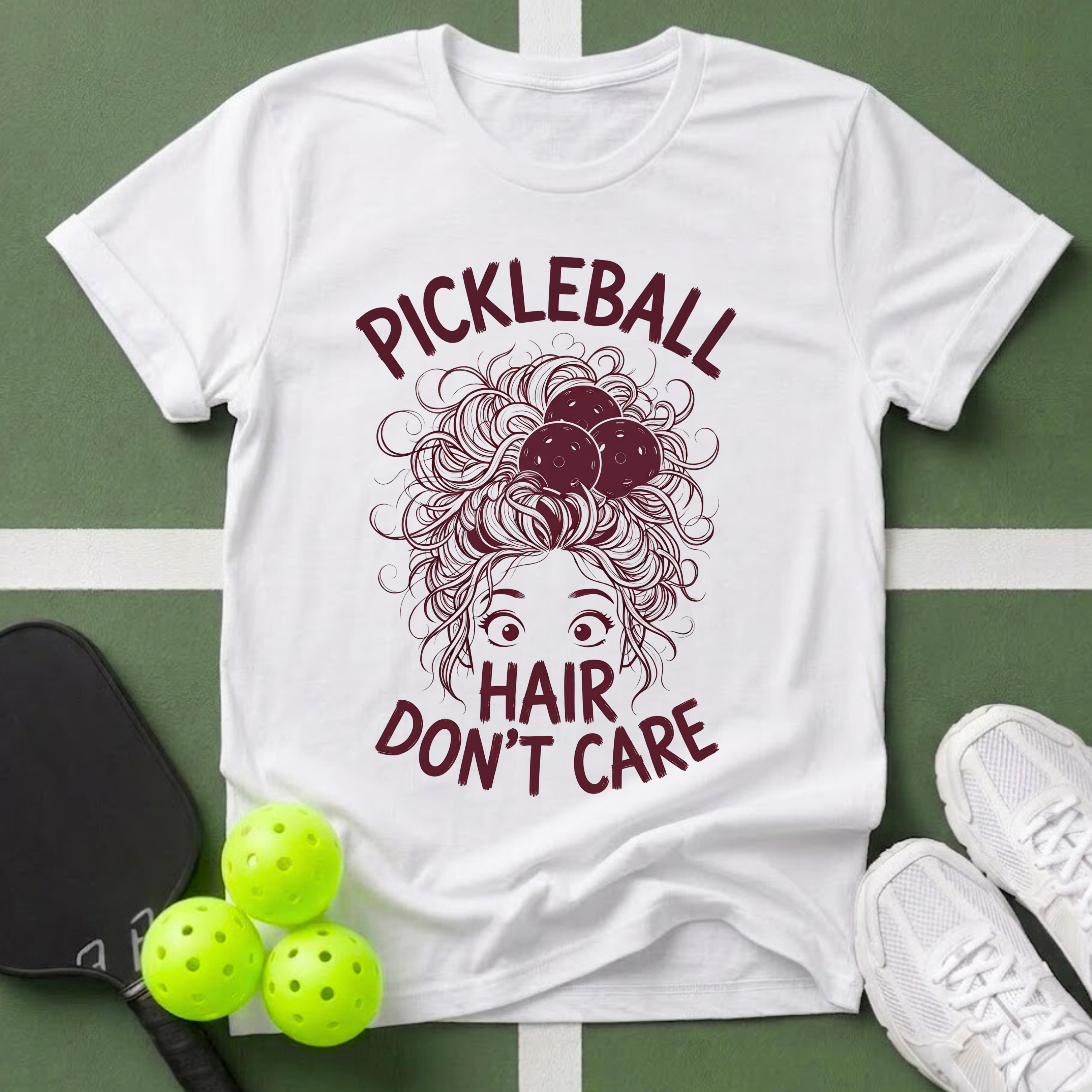 Pickleball Hair 2 T-Shirt
