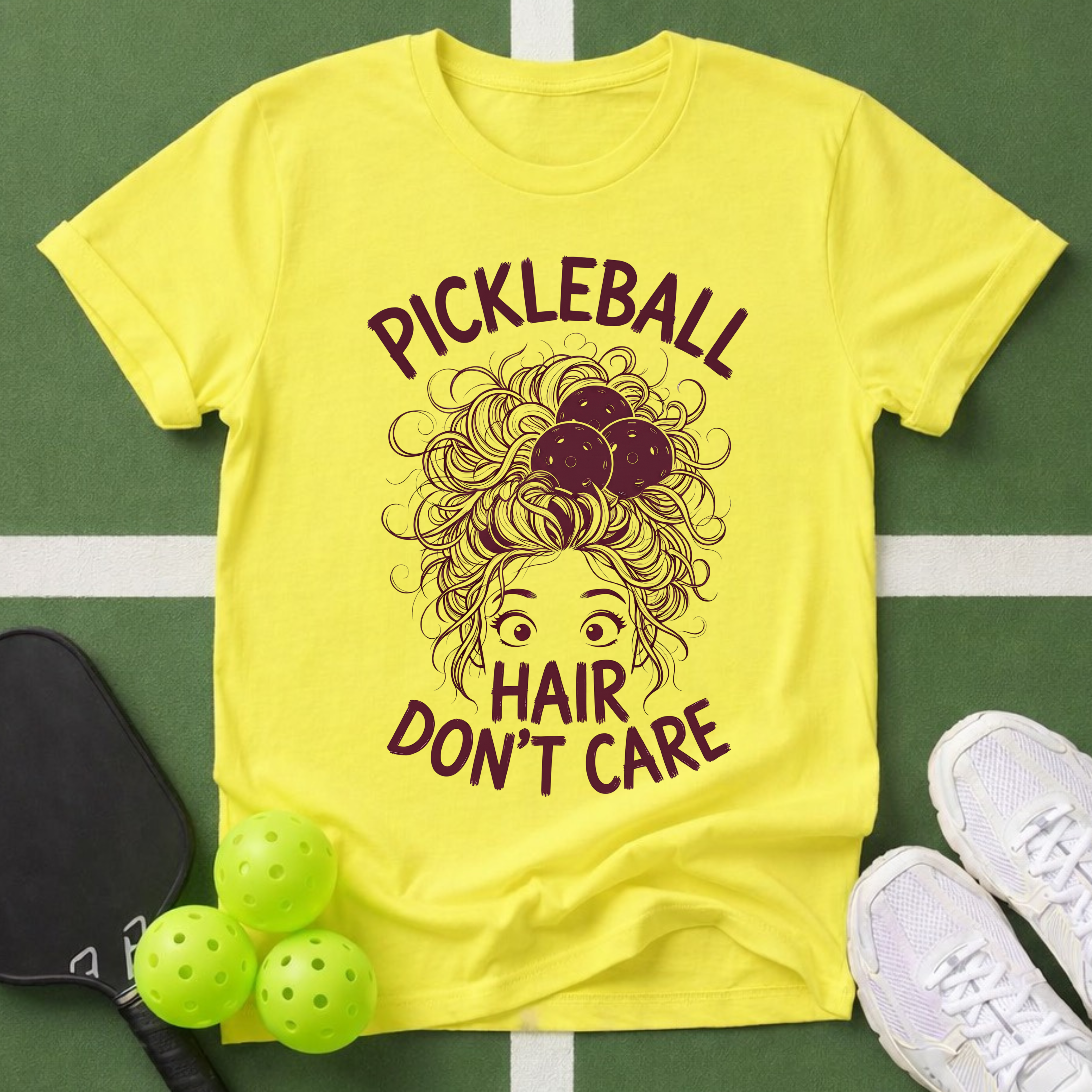 Pickleball Hair 2 T-Shirt