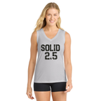 Performance Women's V-Neck Sleeveless "Solid 2.5"