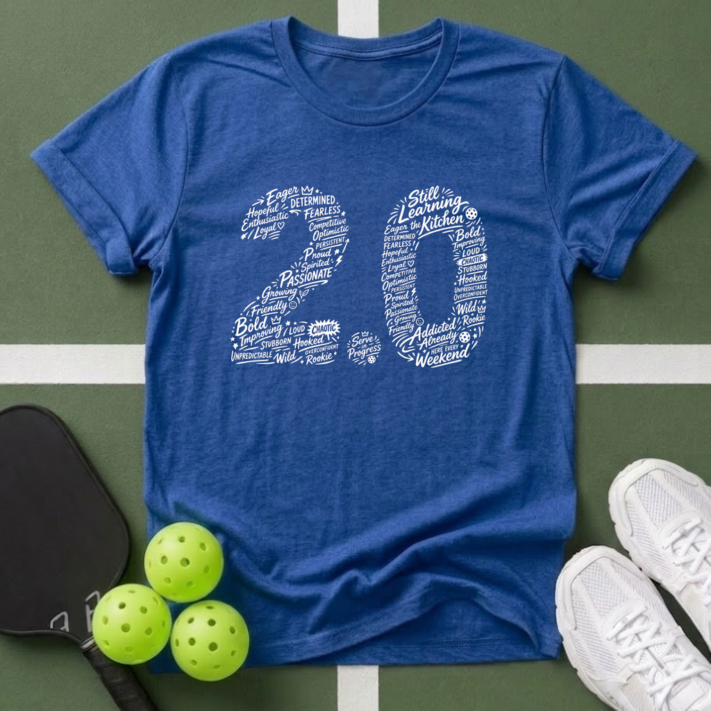 DUPR- 2.0 Word Art T-Shirt