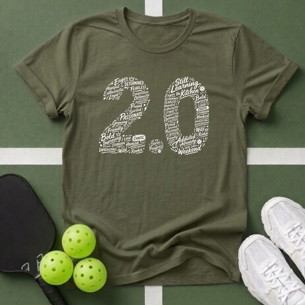 DUPR- 2.0 Word Art T-Shirt