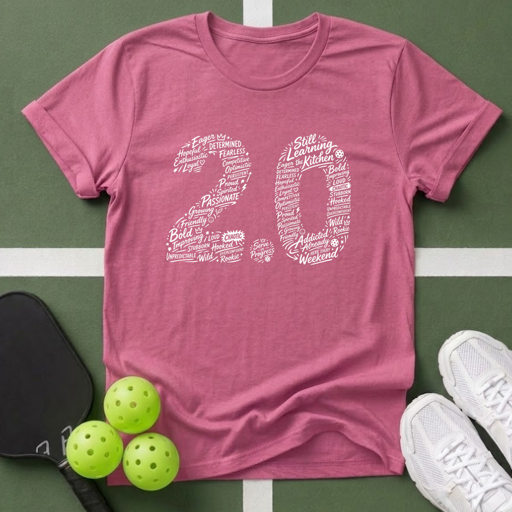 DUPR- 2.0 Word Art T-Shirt