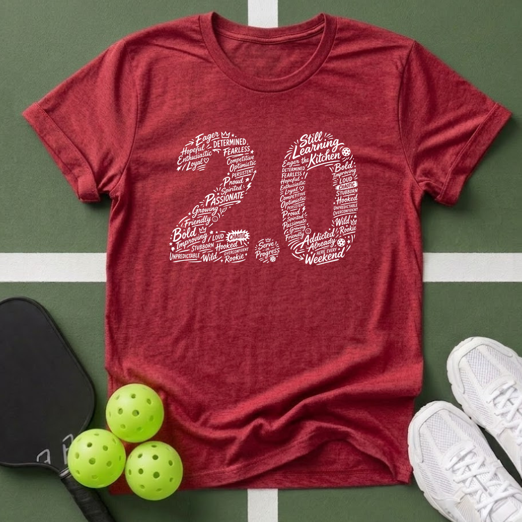 DUPR- 2.0 Word Art T-Shirt