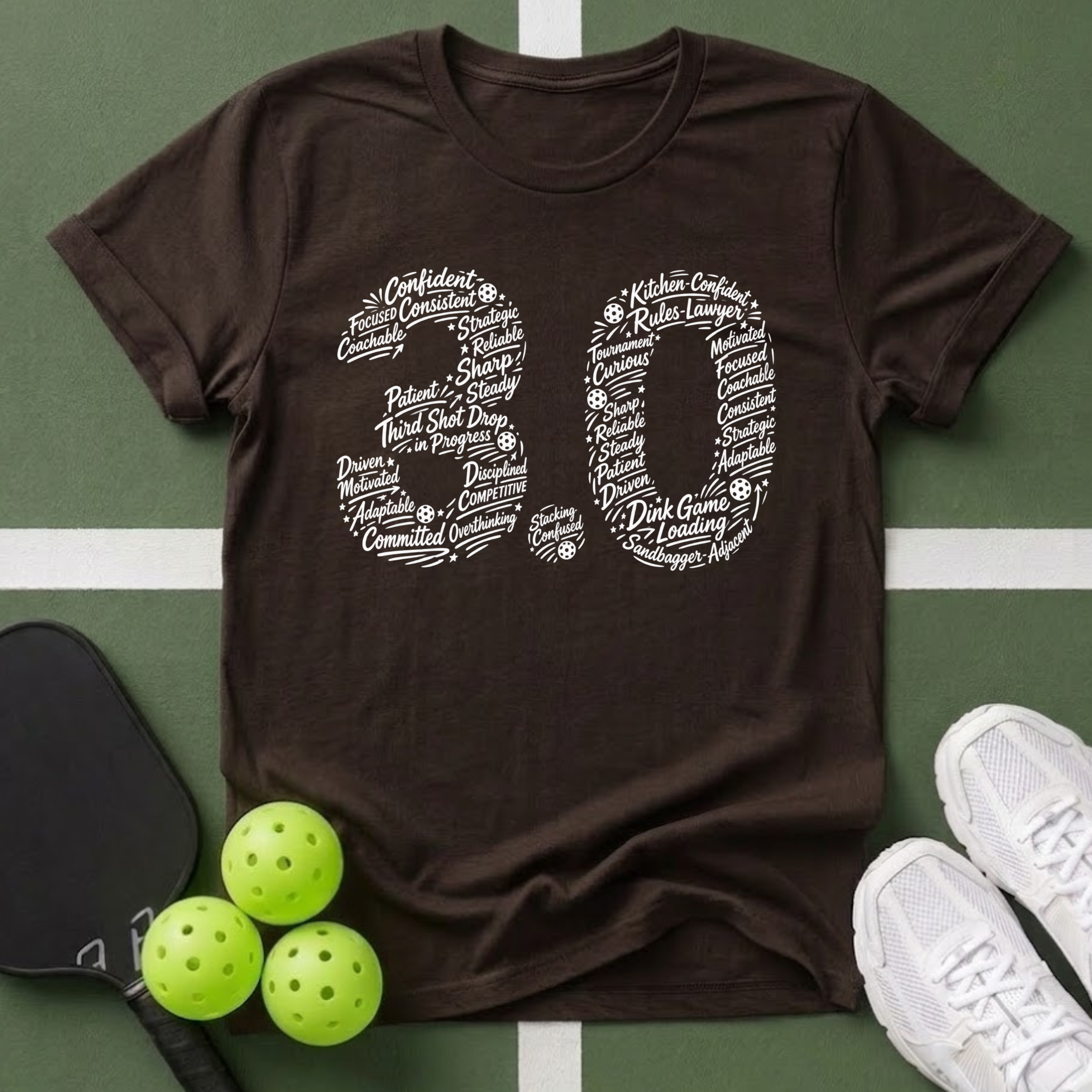 DUPR- 3.0 Word Art T-Shirt