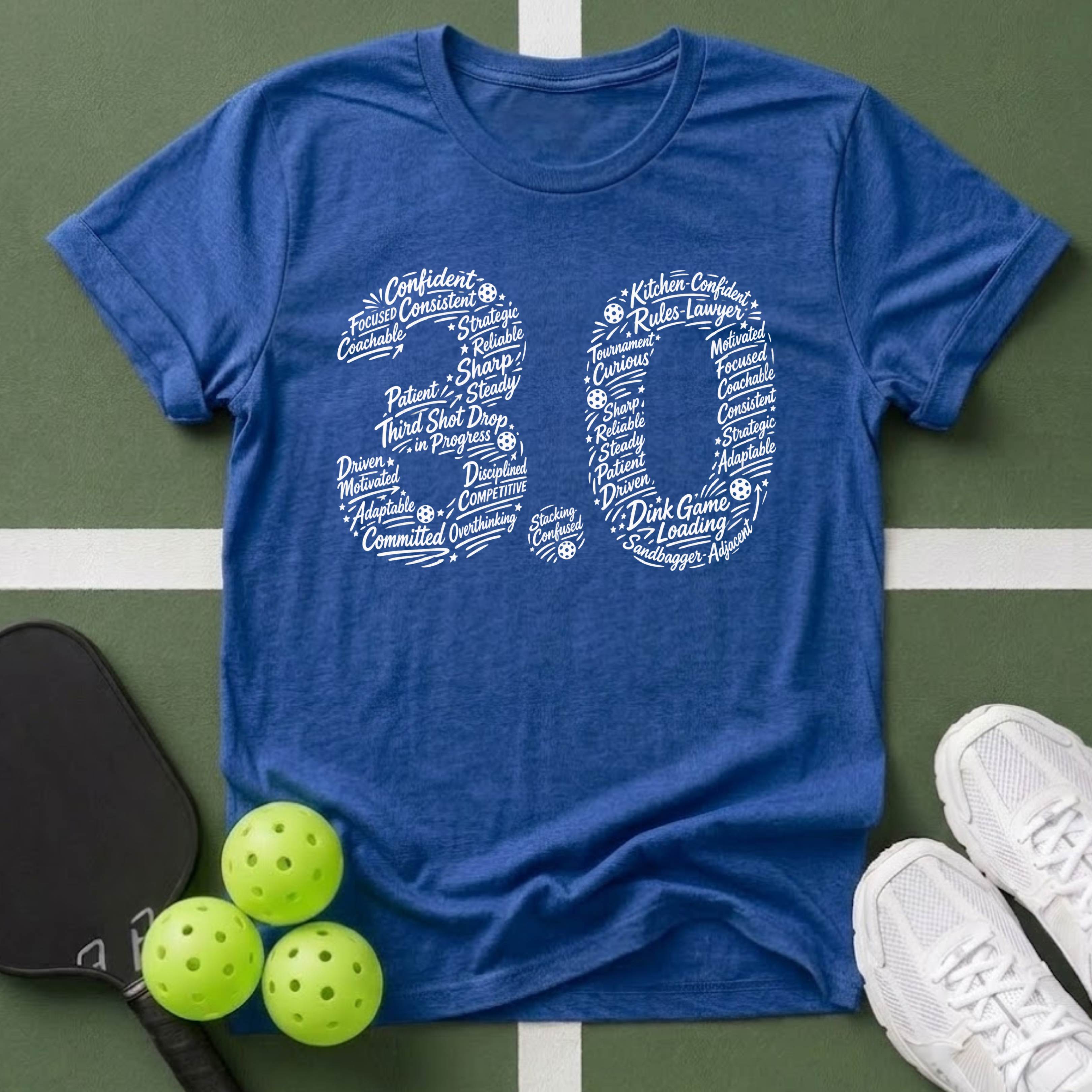 DUPR- 3.0 Word Art T-Shirt