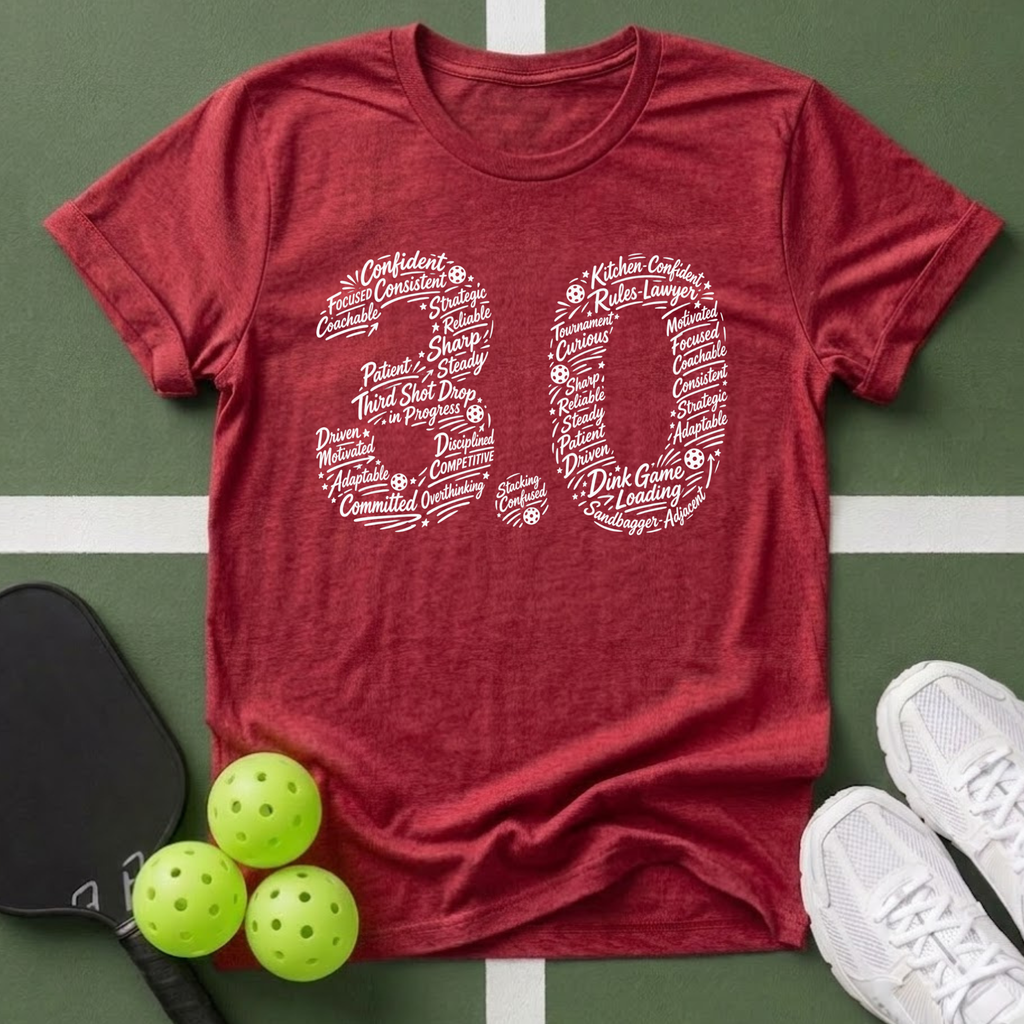 DUPR- 3.0 Word Art T-Shirt