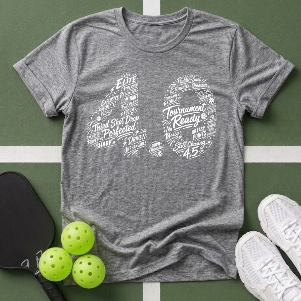 DUPR- 4.0 Word Art T-Shirt