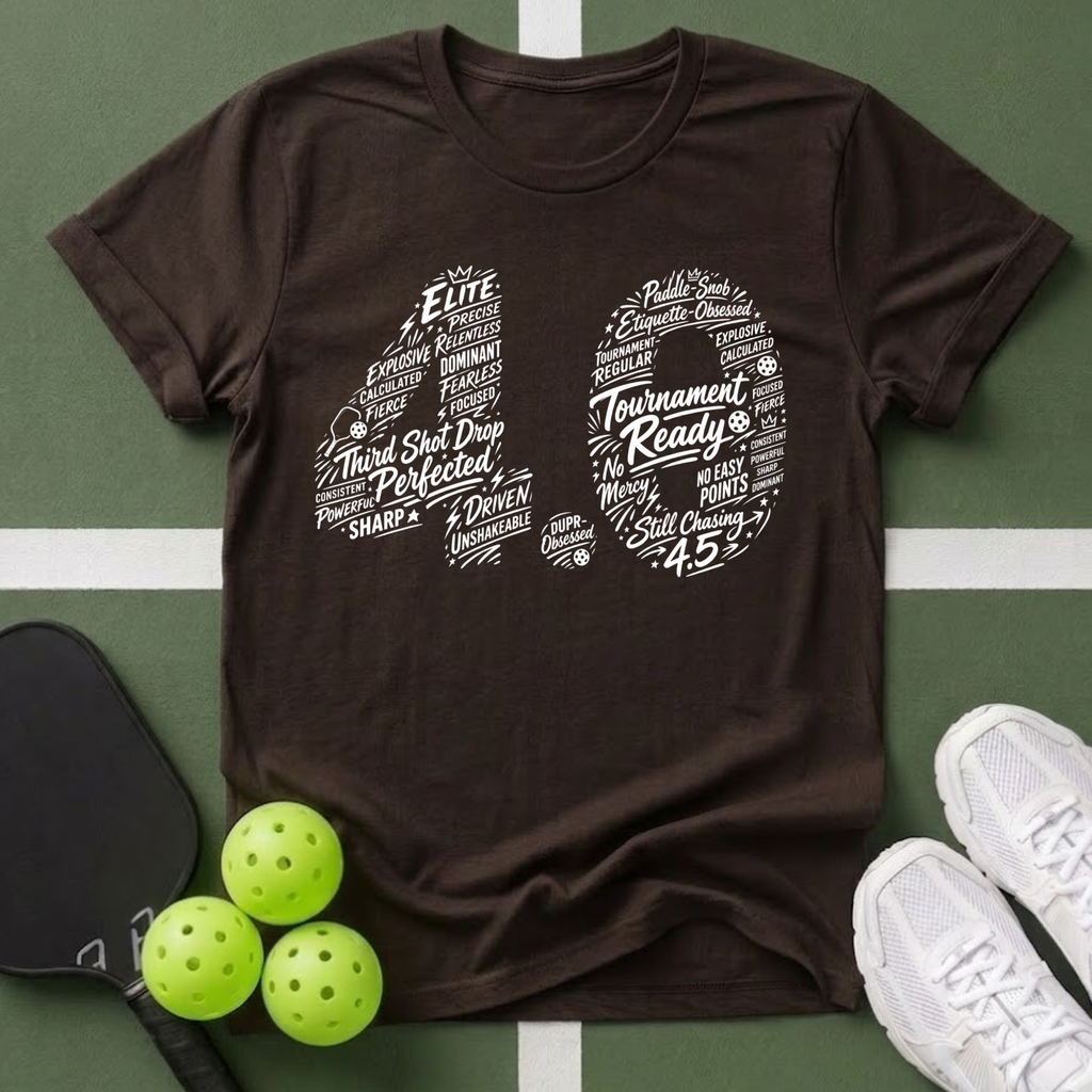 DUPR- 4.0 Word Art T-Shirt