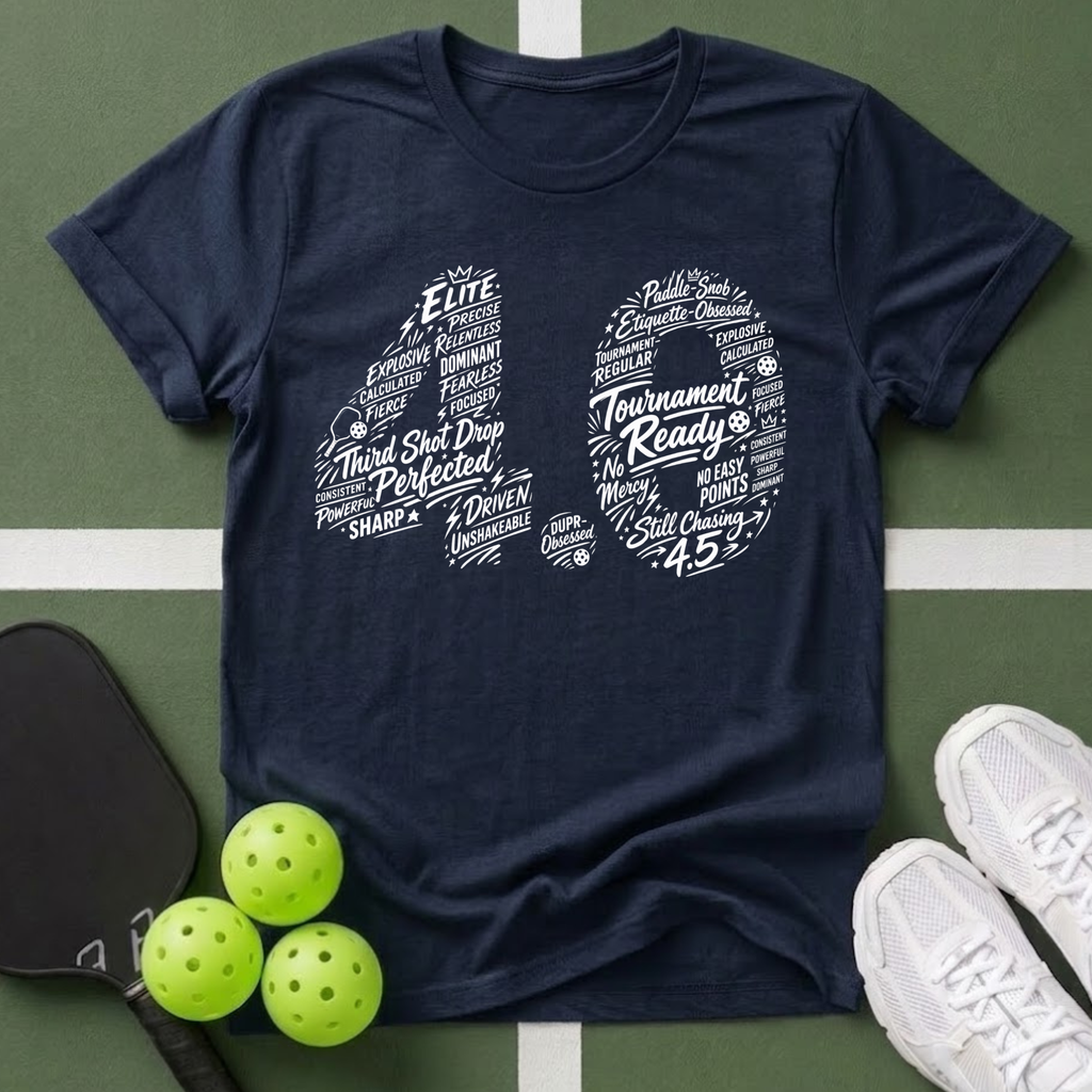 DUPR- 4.0 Word Art T-Shirt