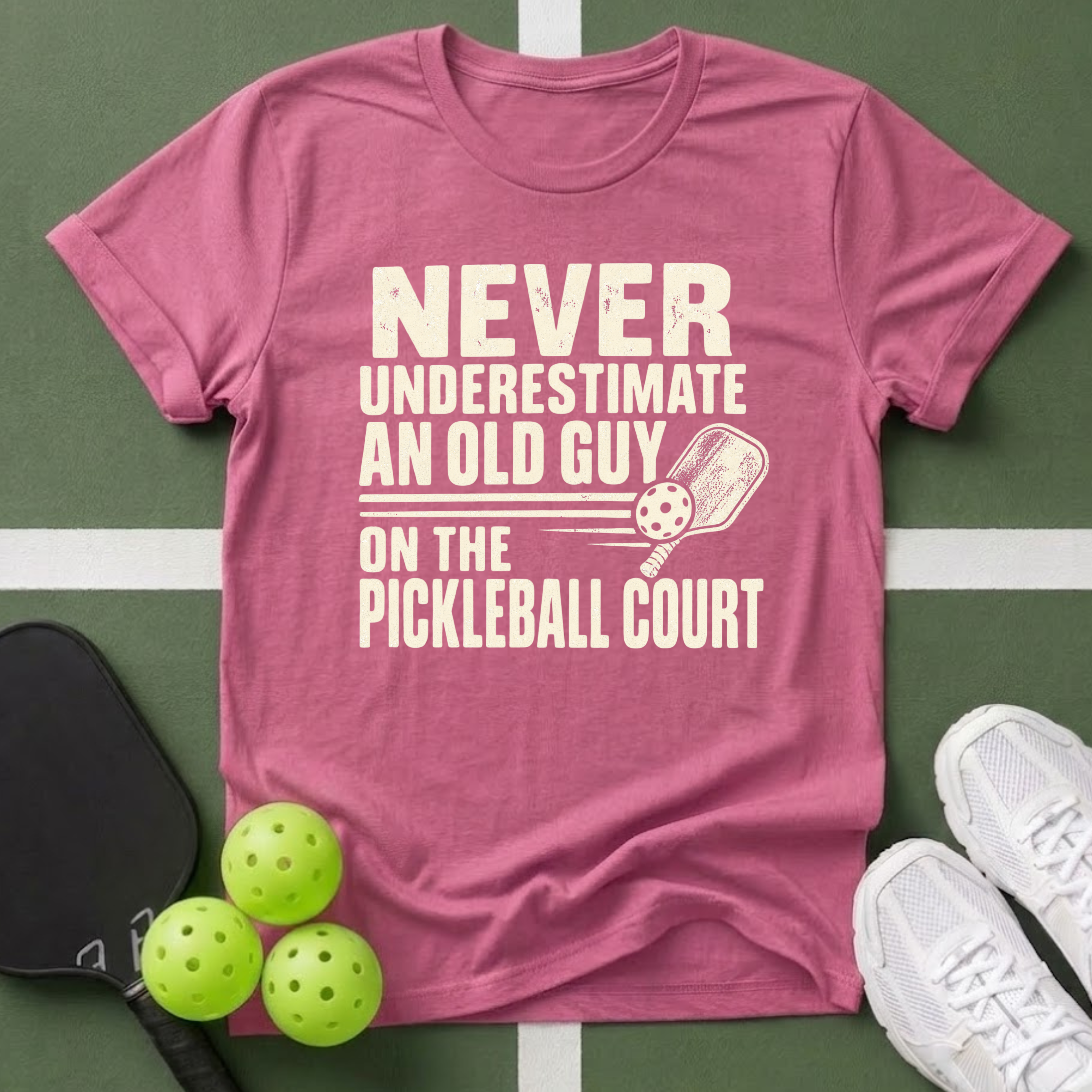 Never Underestimate Old Guy T-Shirt