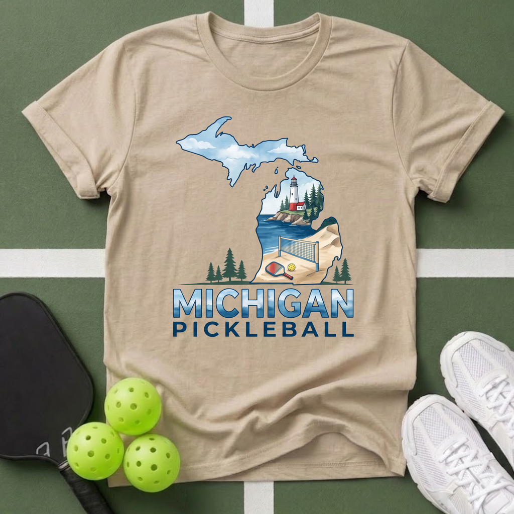 State- Michigan Pickleball T-Shirt