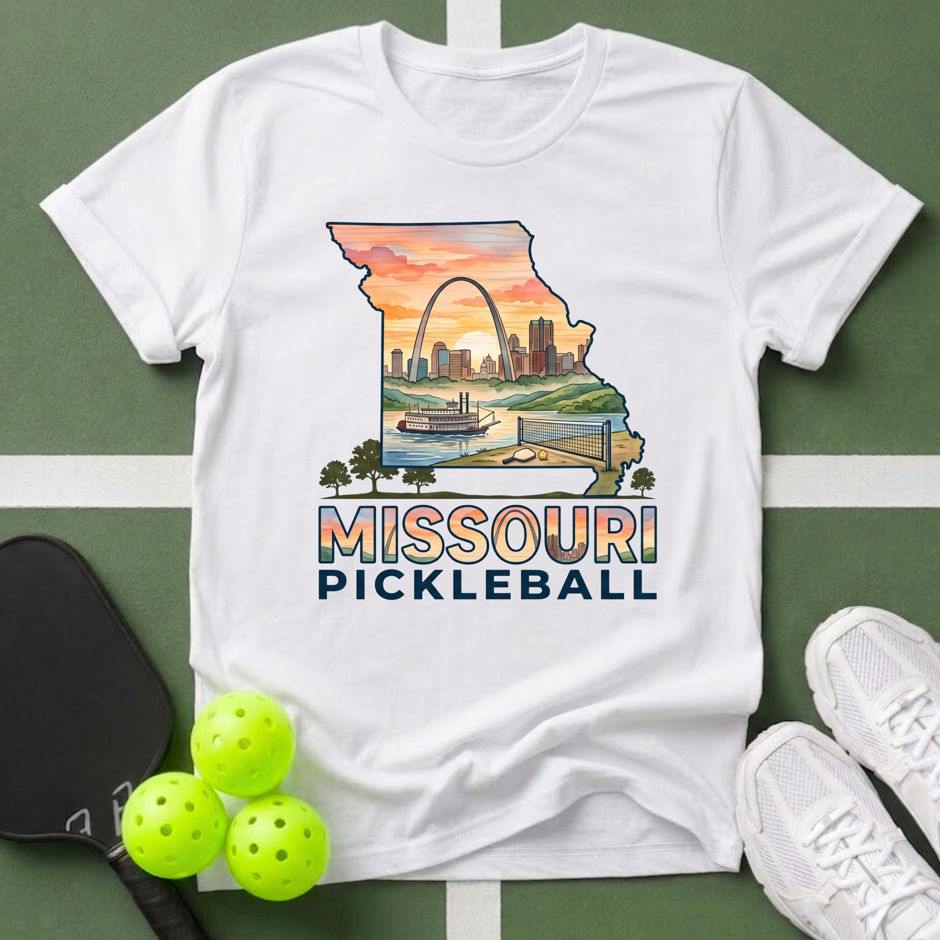 State- Missouri Pickleball T-Shirt