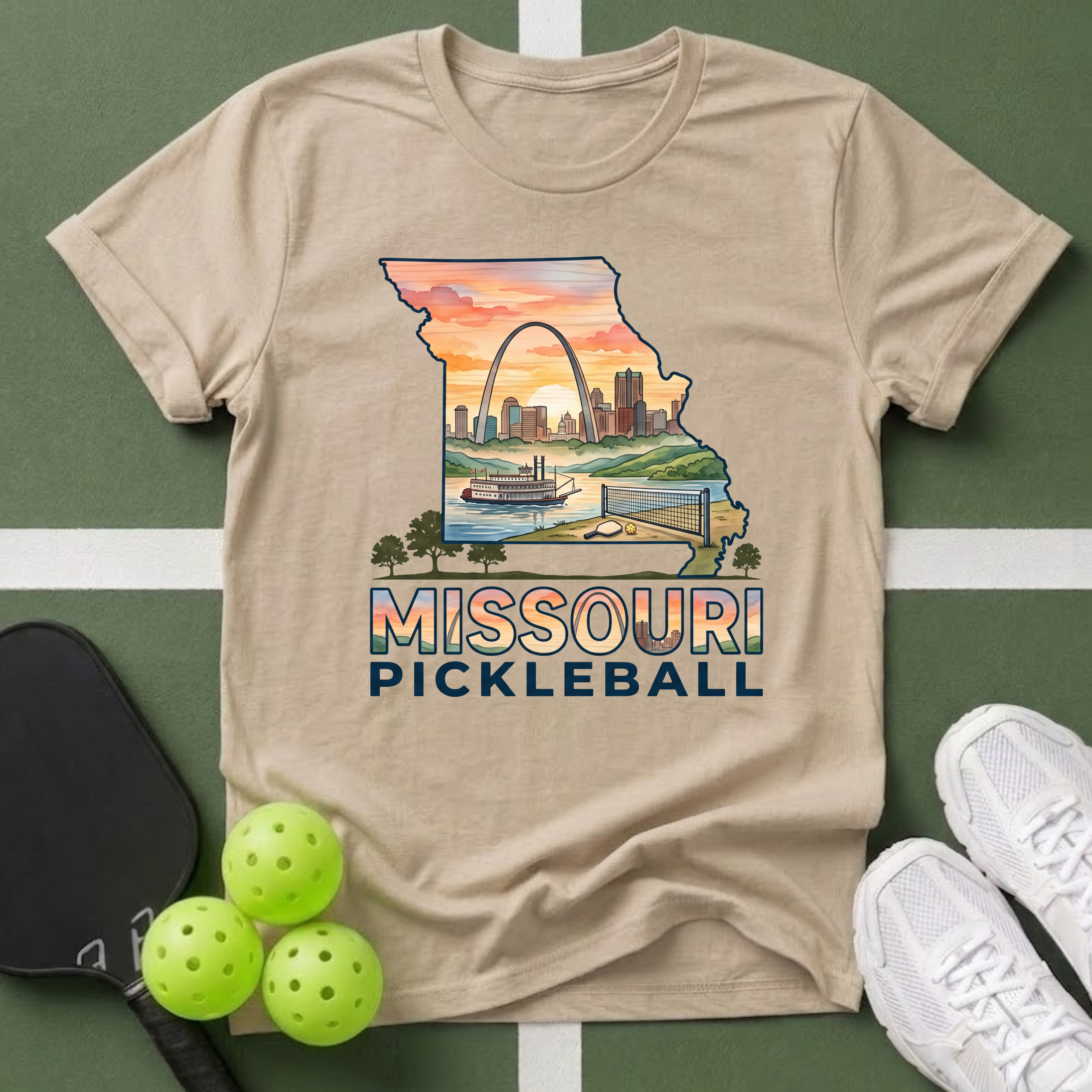 State- Missouri Pickleball T-Shirt