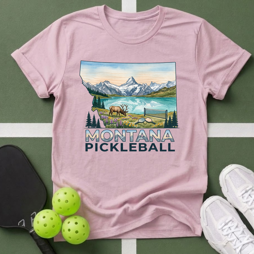 State- Montana Pickleball T-Shirt