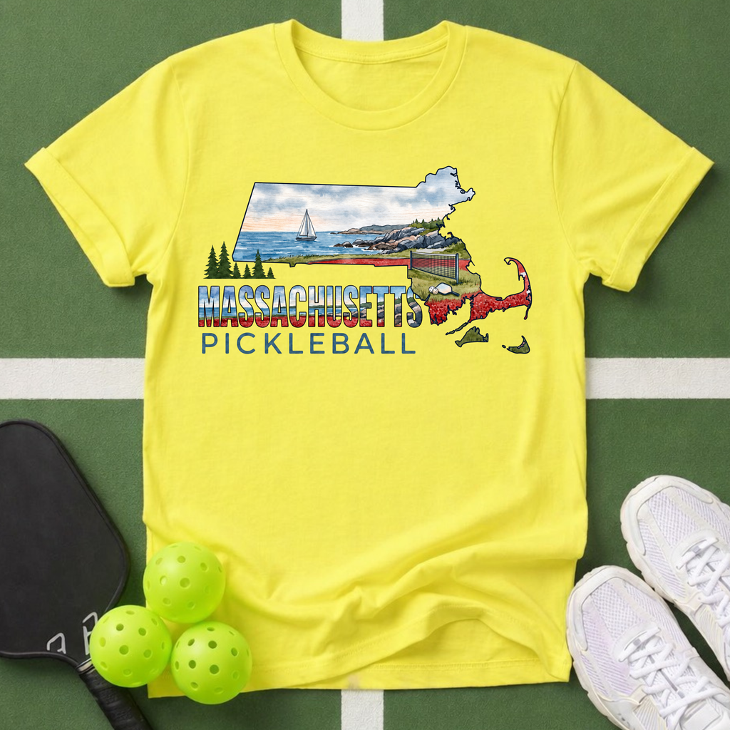 State- Massachusetts Pickleball T-Shirt