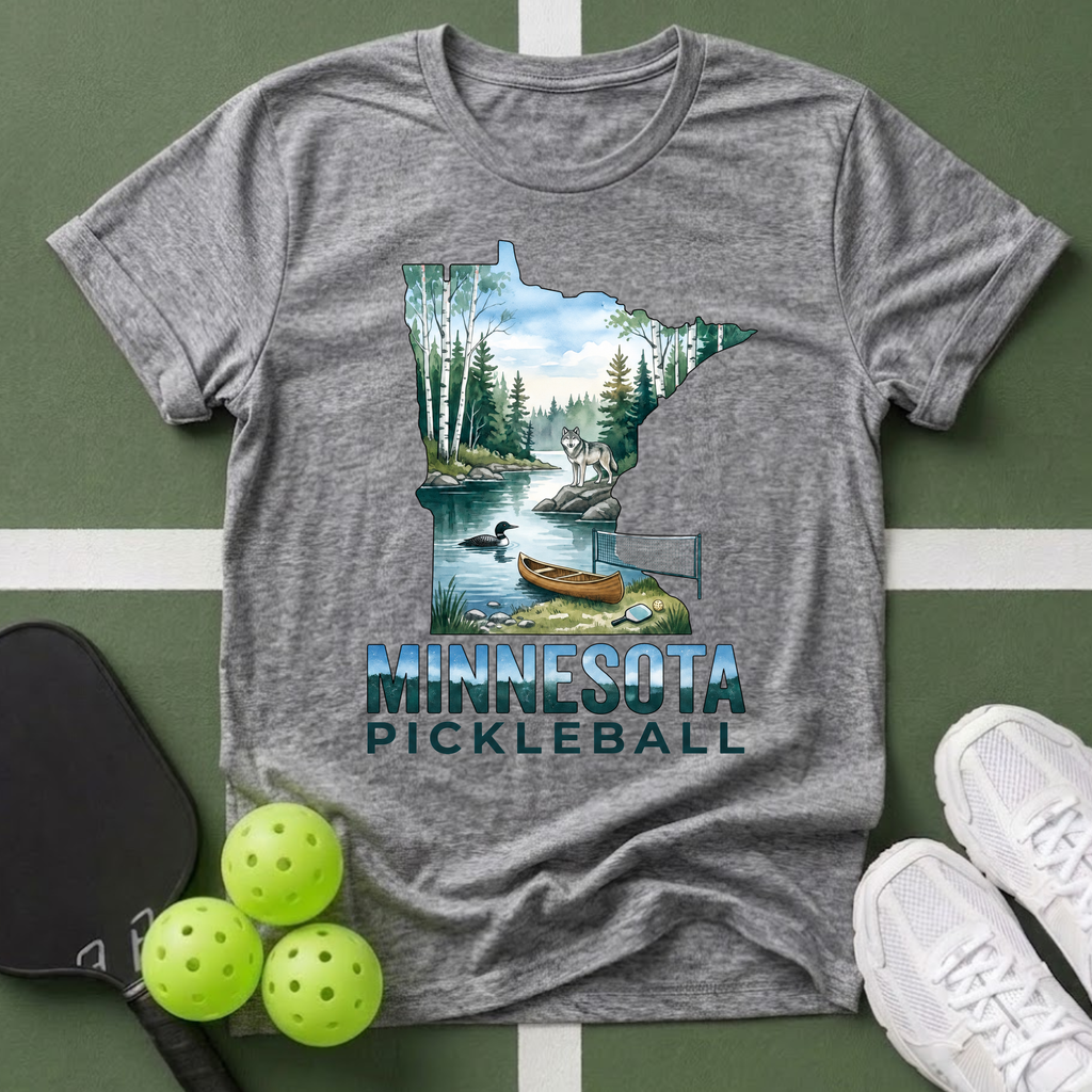 State- Minnesota Pickleball T-Shirt