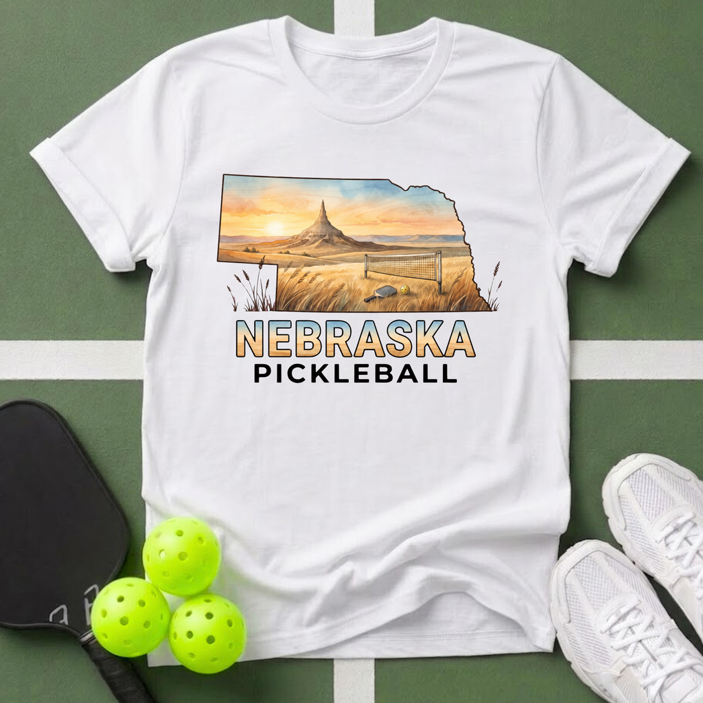 State- Nebraska Pickleball T-Shirt