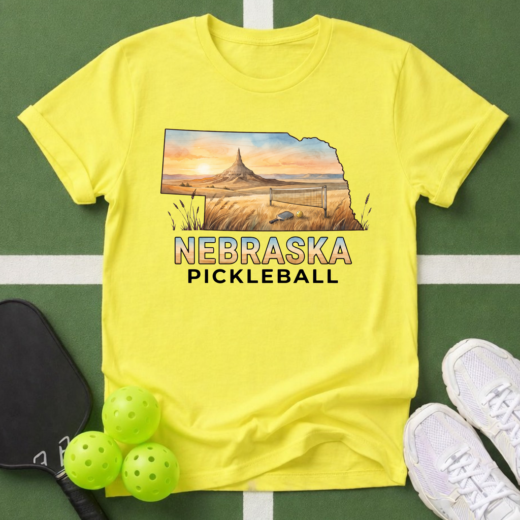 State- Nebraska Pickleball T-Shirt