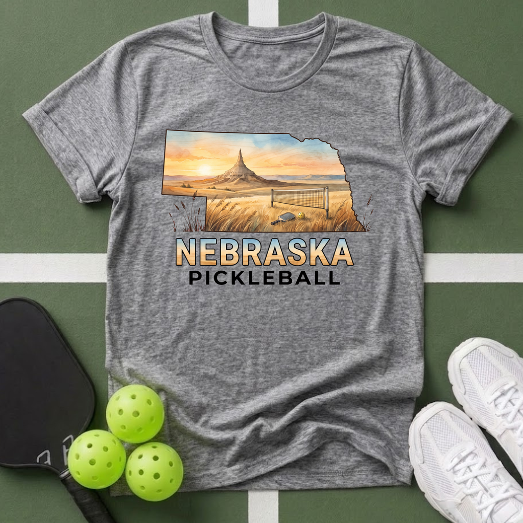 State- Nebraska Pickleball T-Shirt