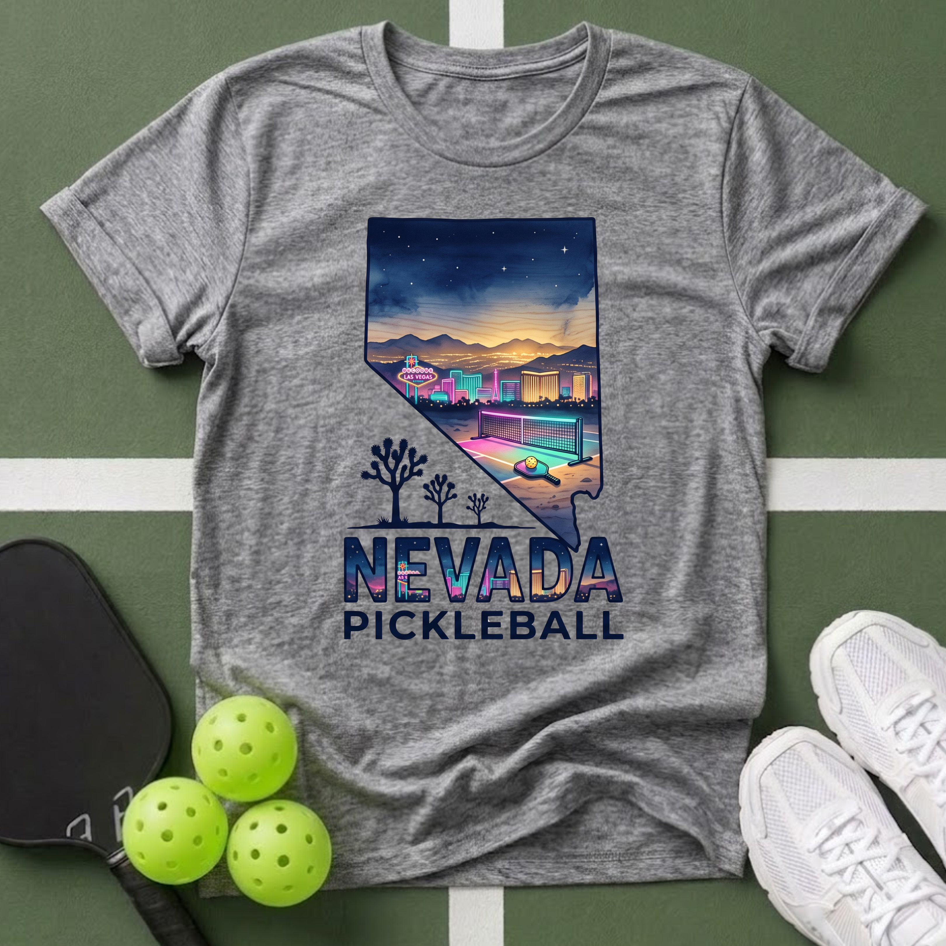 State- Nevada Pickleball T-Shirt