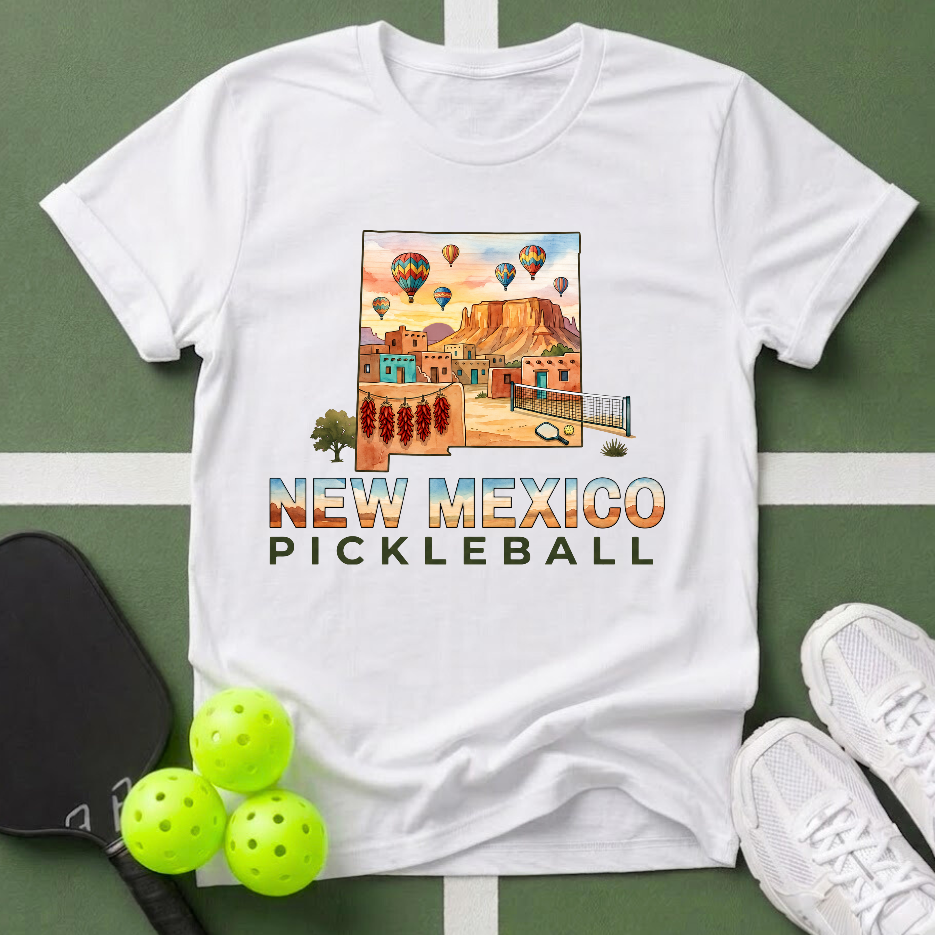 State- New Mexico Pickleball T-Shirt
