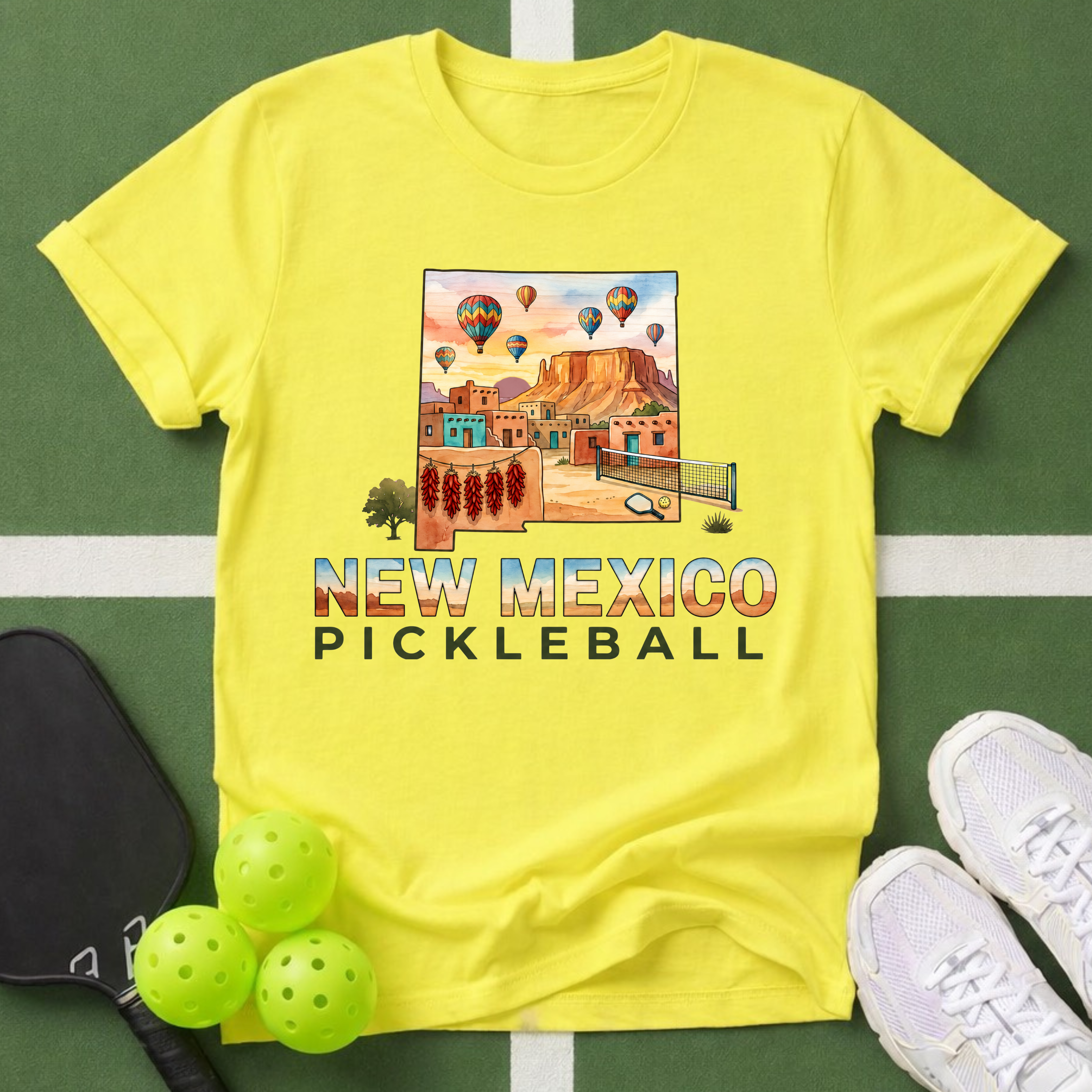 State- New Mexico Pickleball T-Shirt