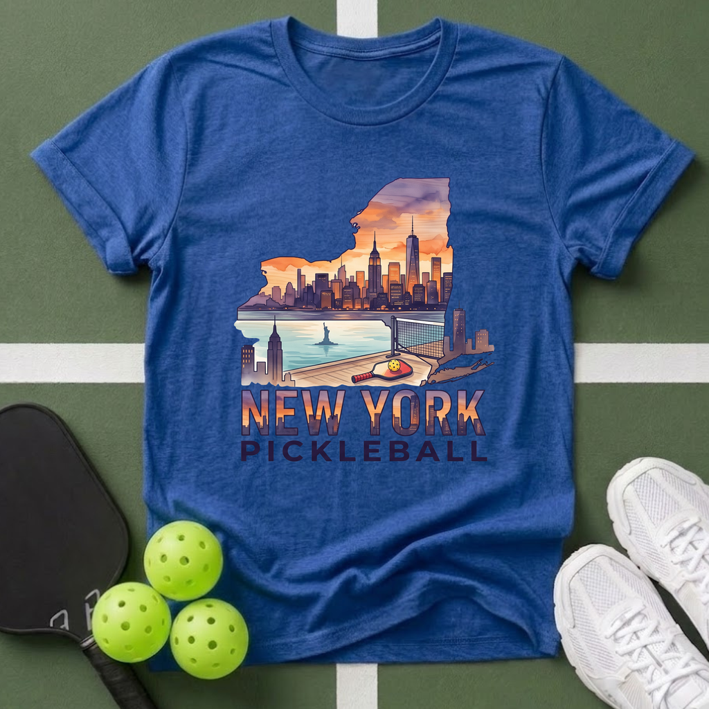 State- New York Pickleball T-Shirt