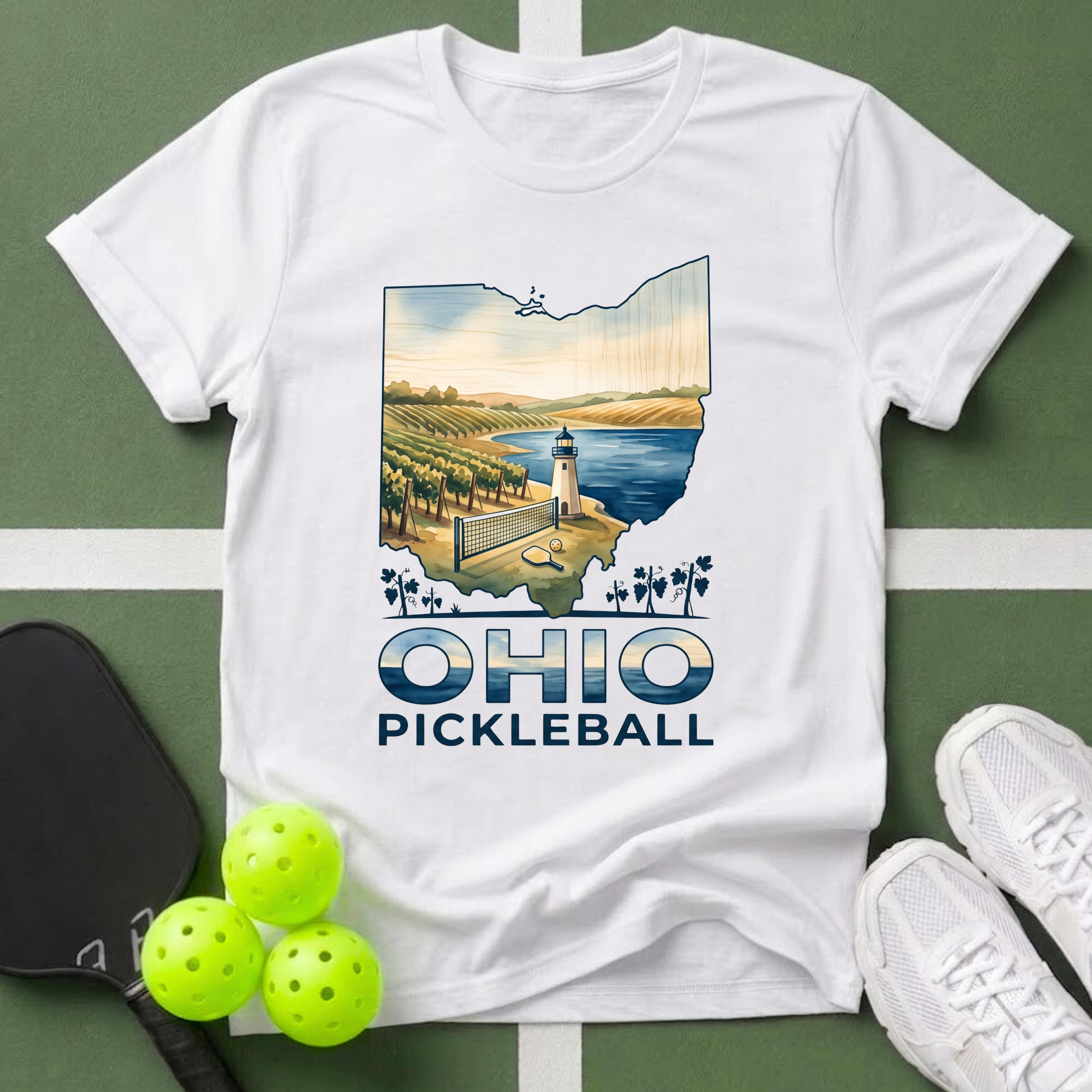 State- Ohio Pickleball T-Shirt