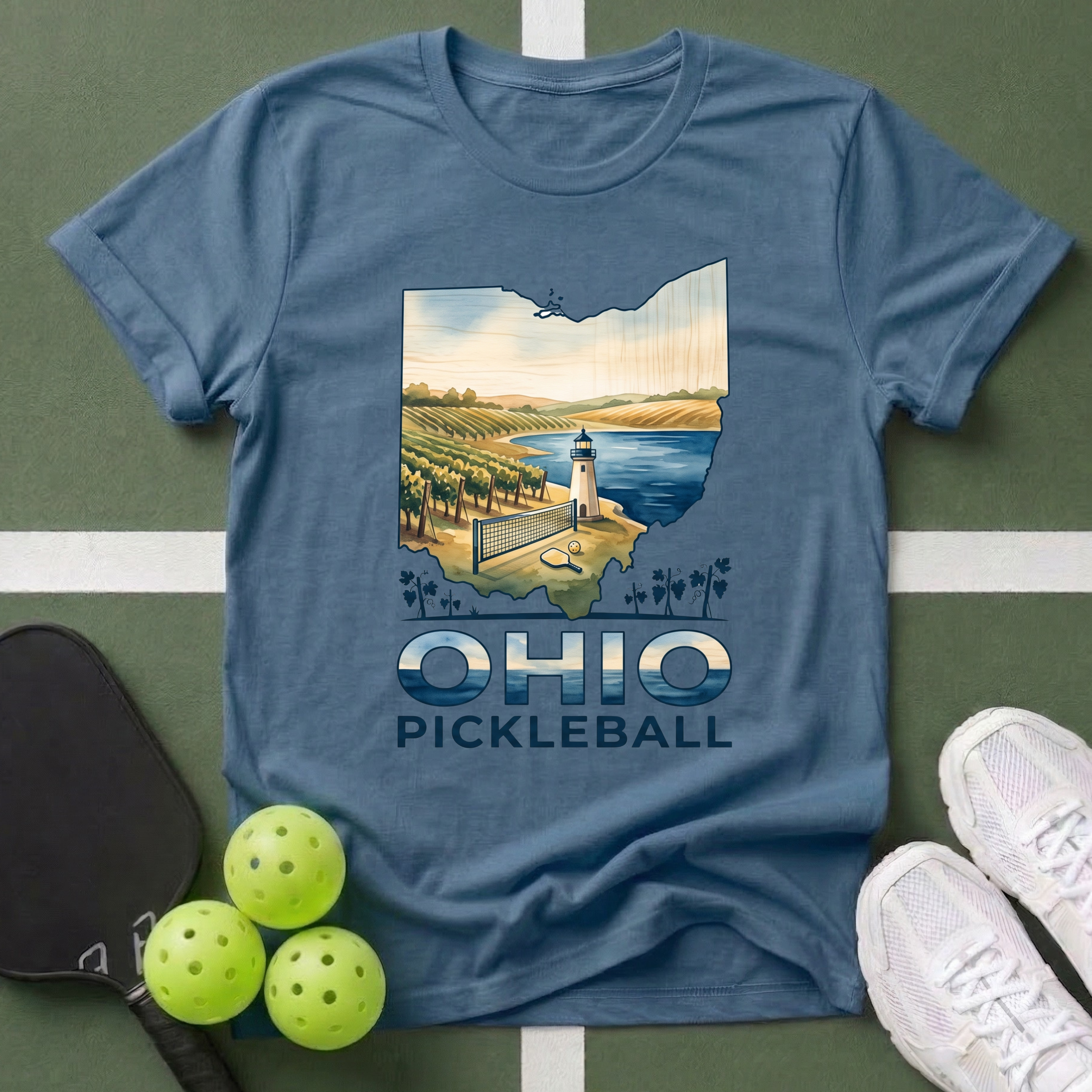 State- Ohio Pickleball T-Shirt
