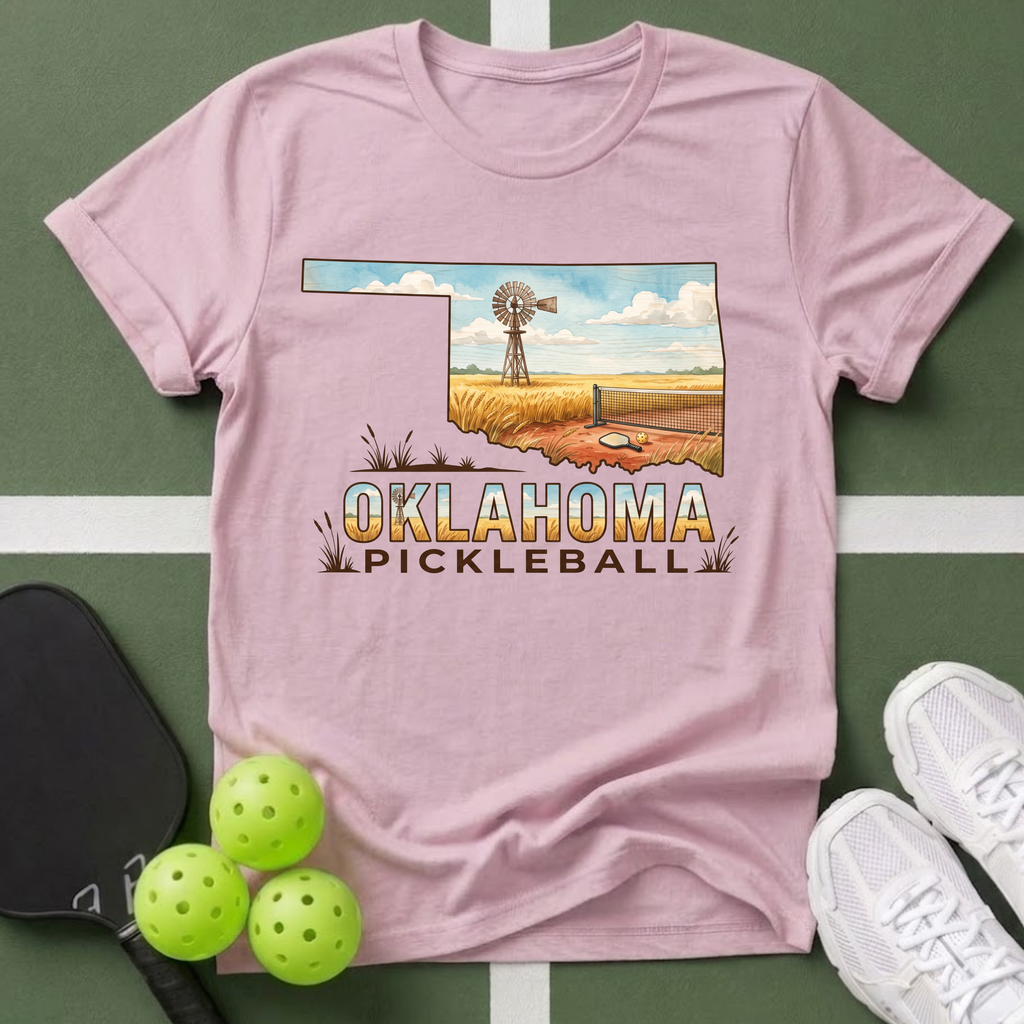 State- Oklahoma Pickleball T-Shirt