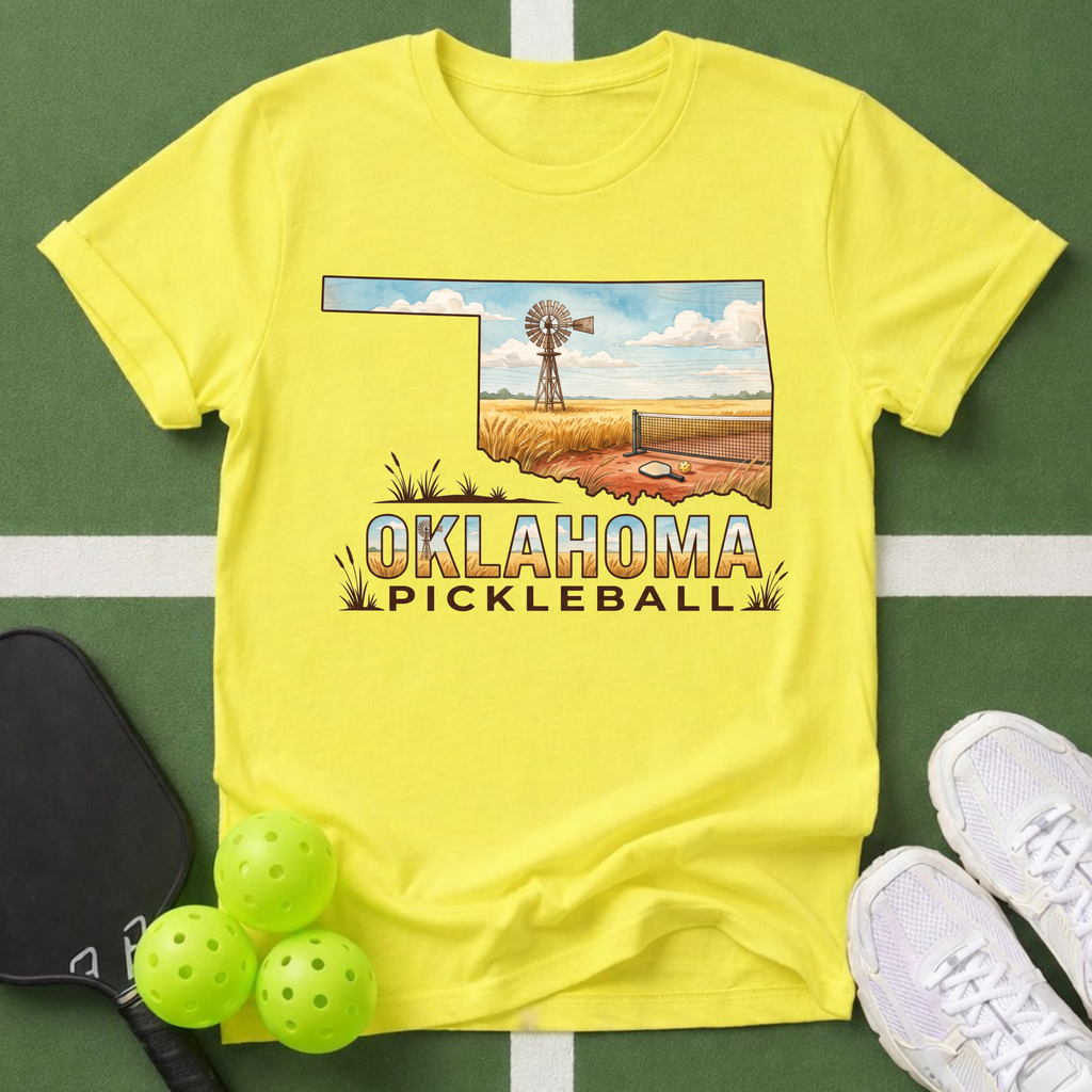 State- Oklahoma Pickleball T-Shirt