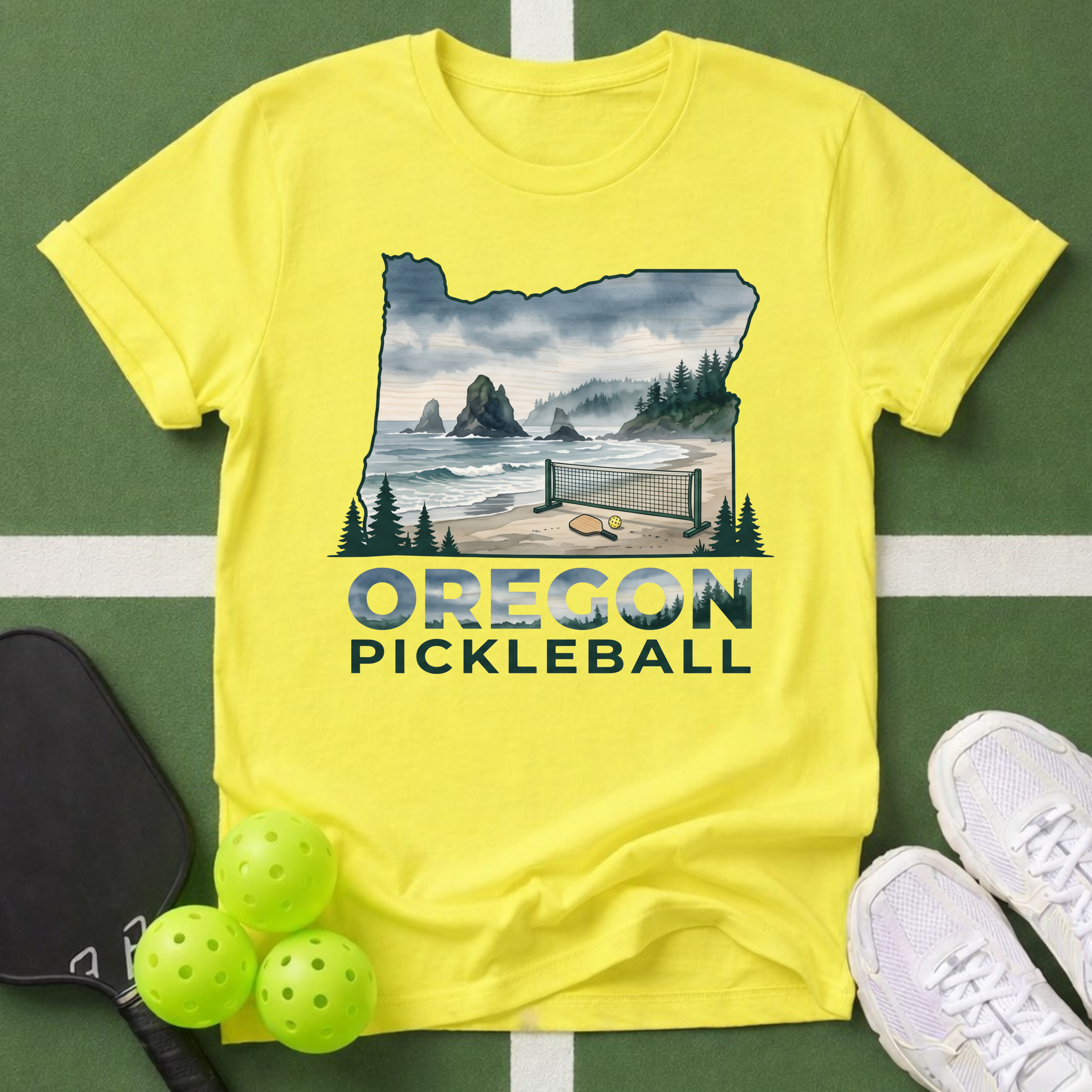 State- Oregon Pickleball T-Shirt