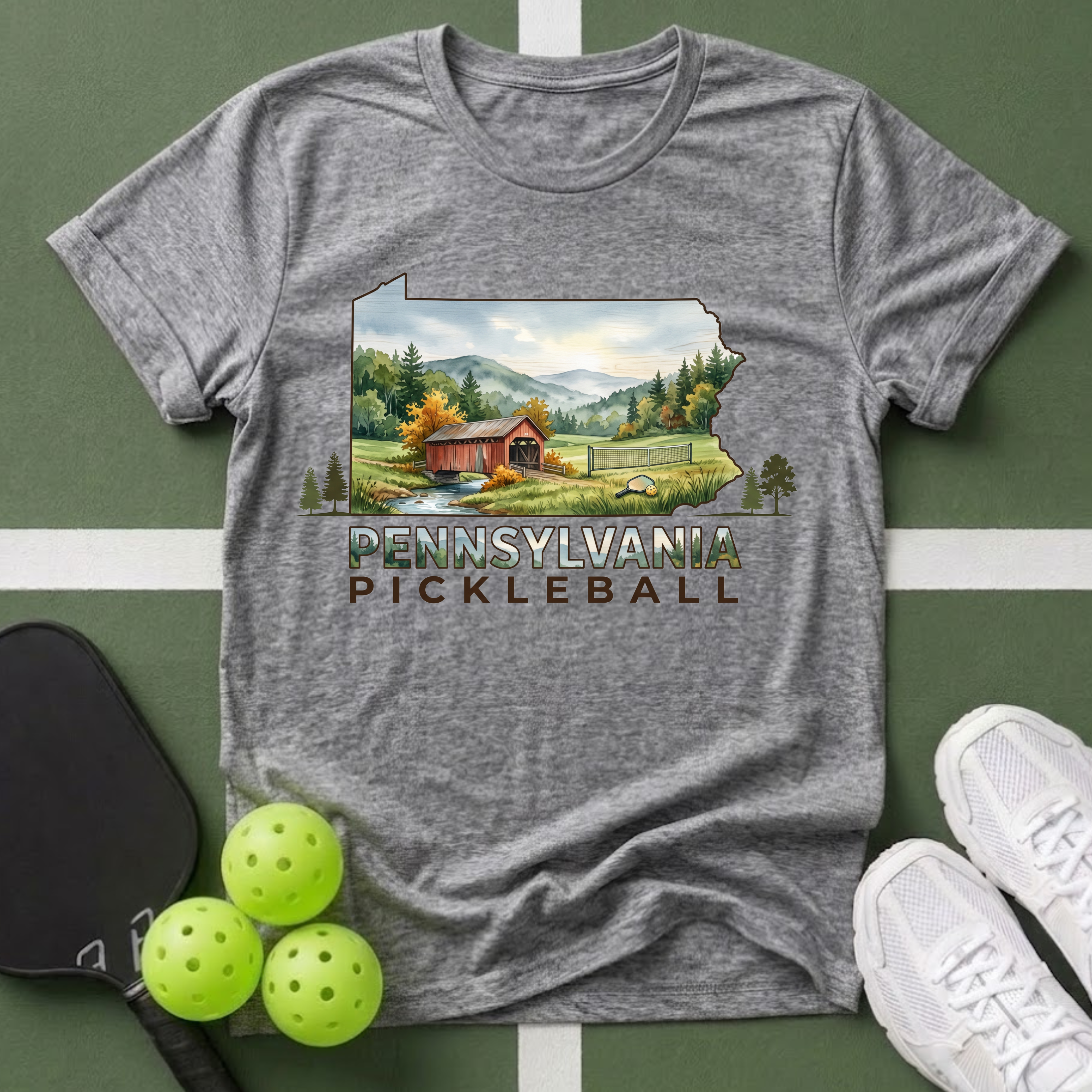 State- Pennsylvania Pickleball T-Shirt