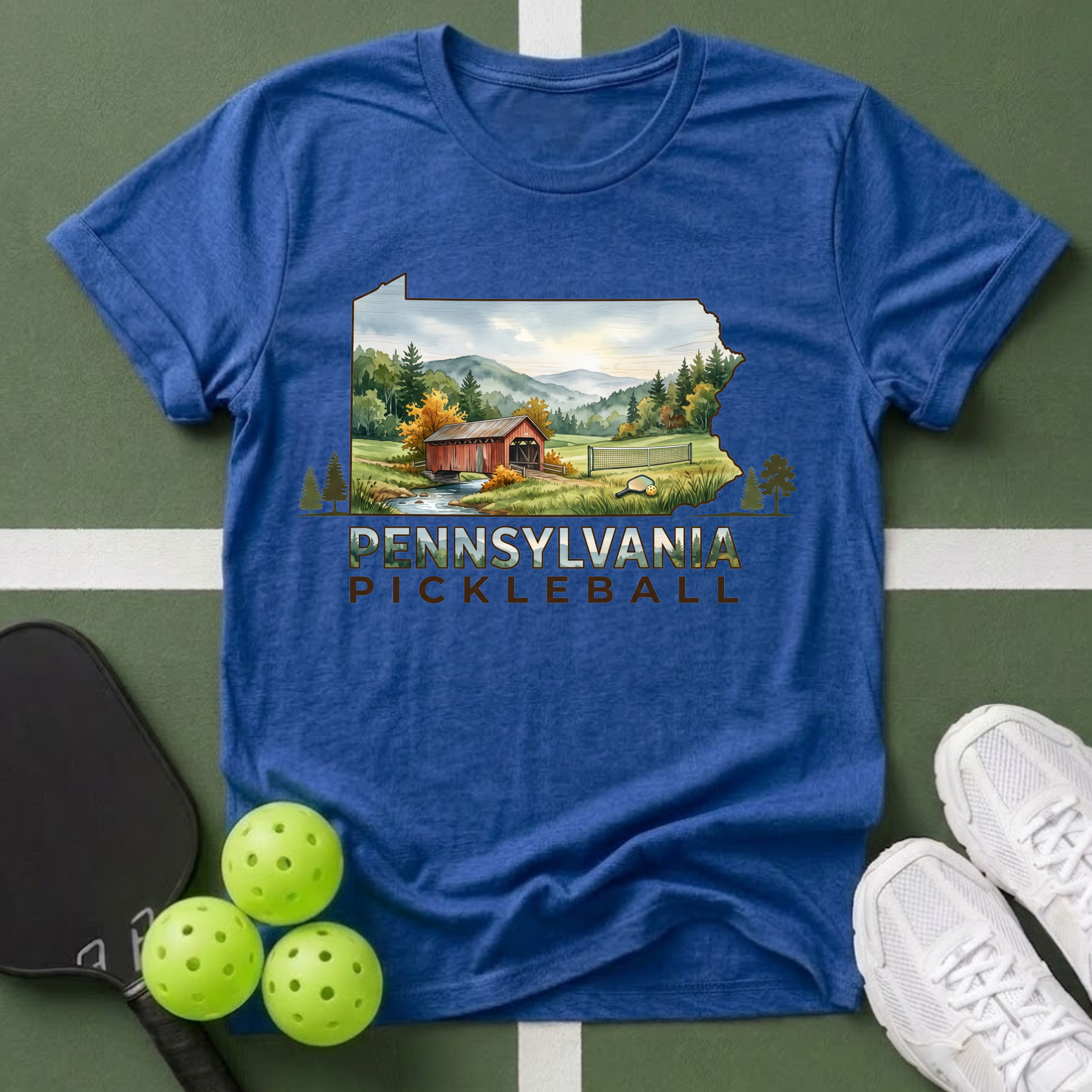 State- Pennsylvania Pickleball T-Shirt