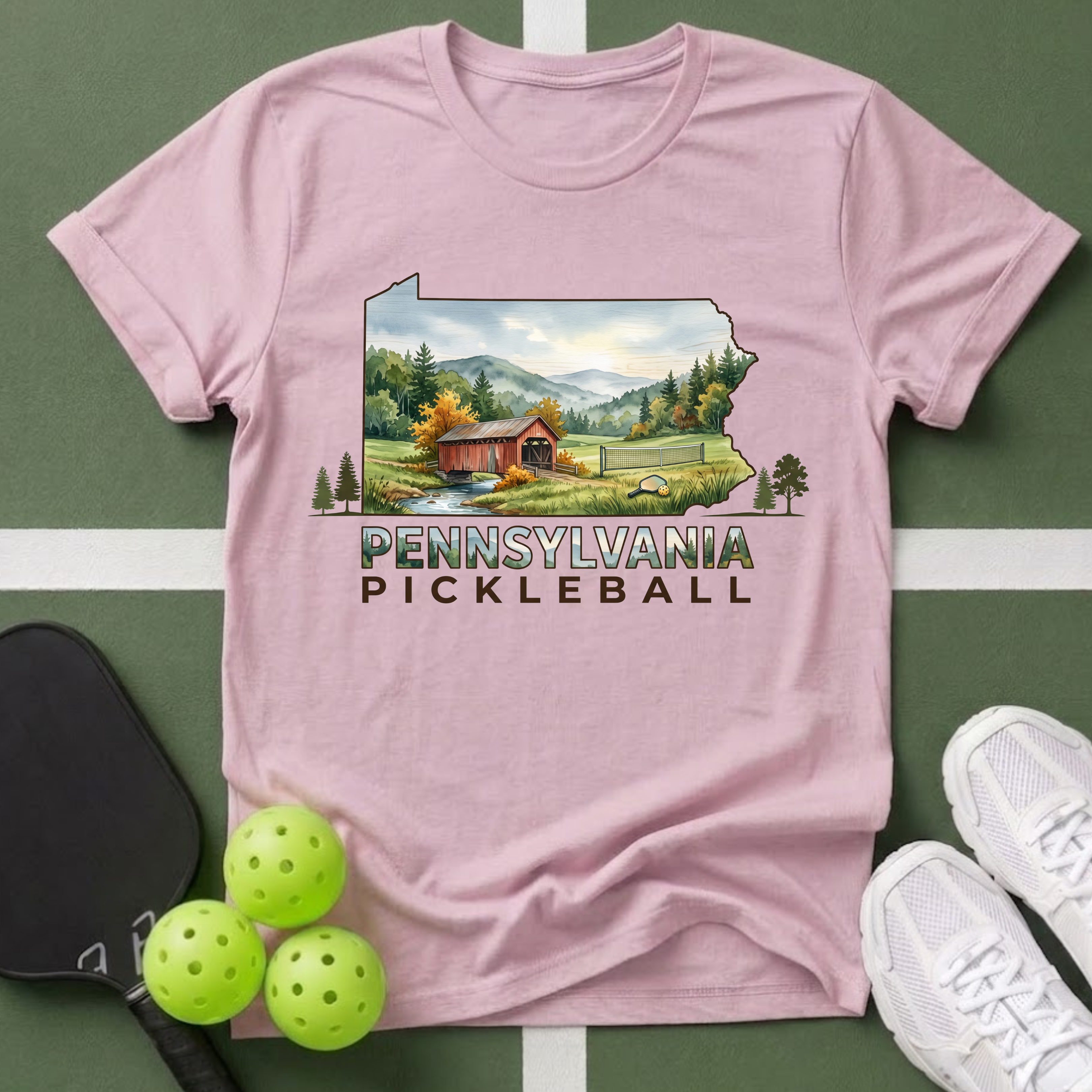 State- Pennsylvania Pickleball T-Shirt