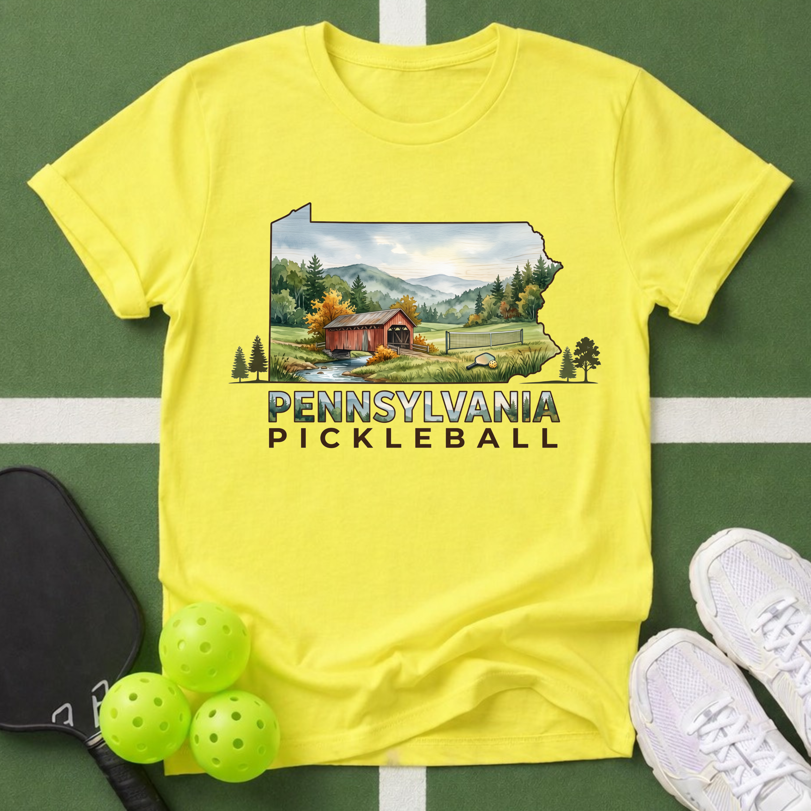 State- Pennsylvania Pickleball T-Shirt