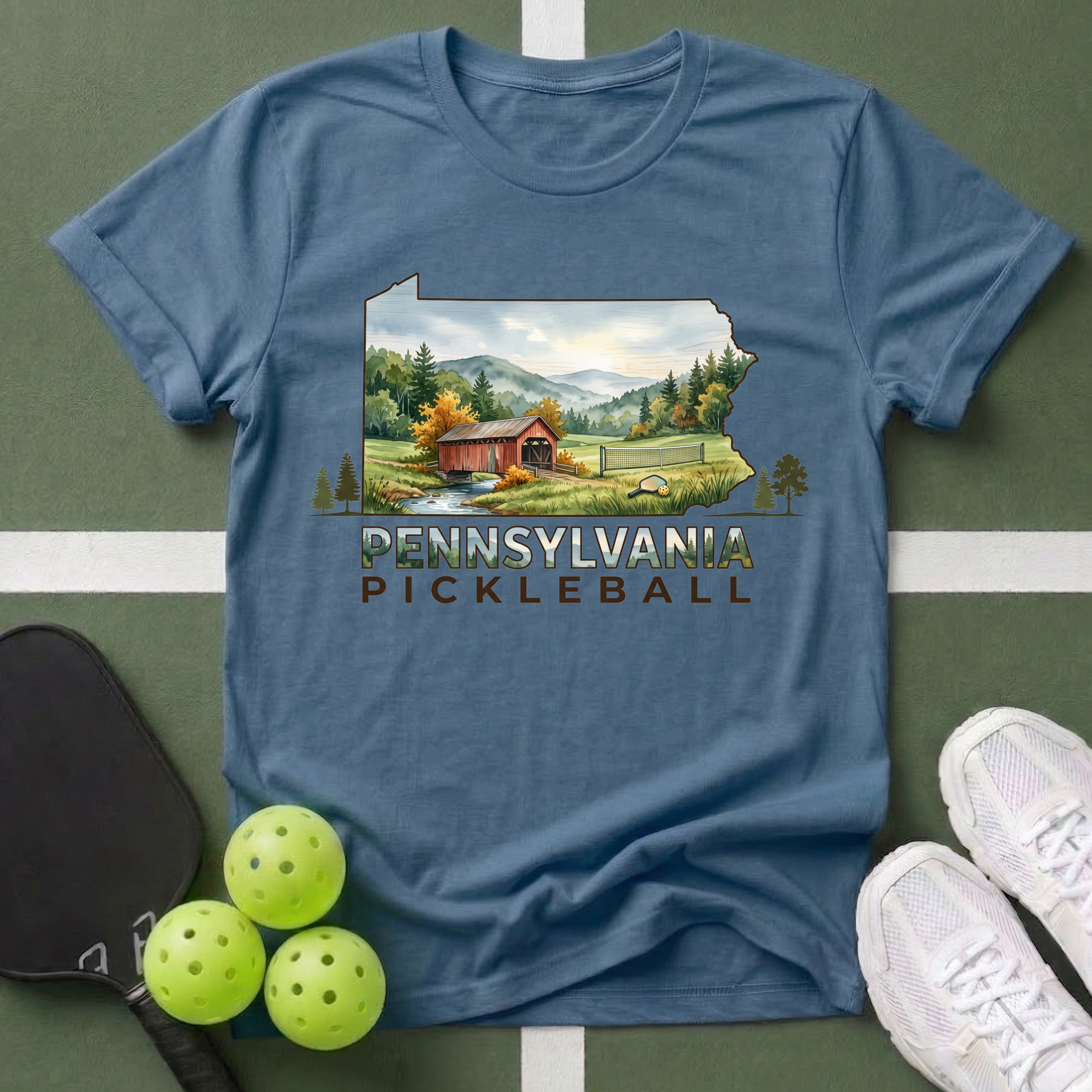 State- Pennsylvania Pickleball T-Shirt