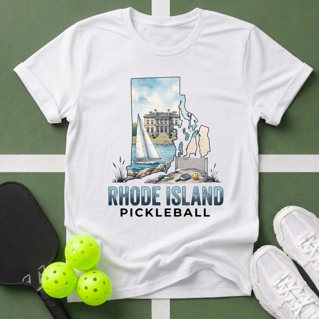 State- Rhode Island Pickleball T-Shirt