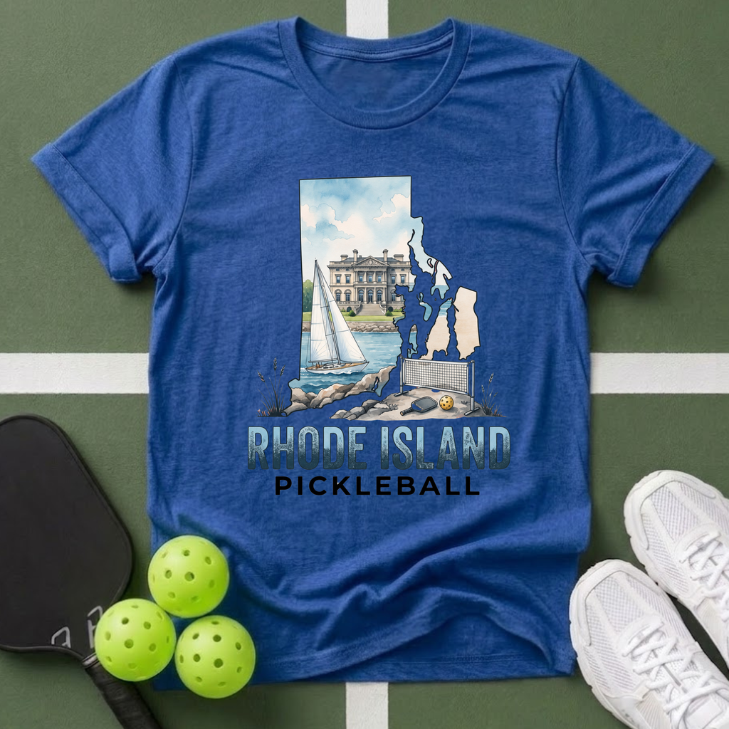 State- Rhode Island Pickleball T-Shirt