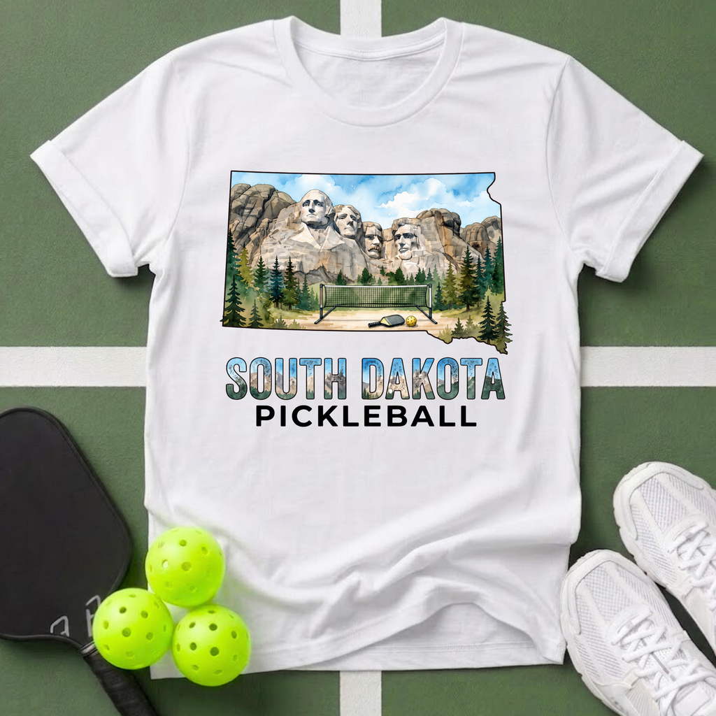 State- South Dakota Pickleball T‑Shirt