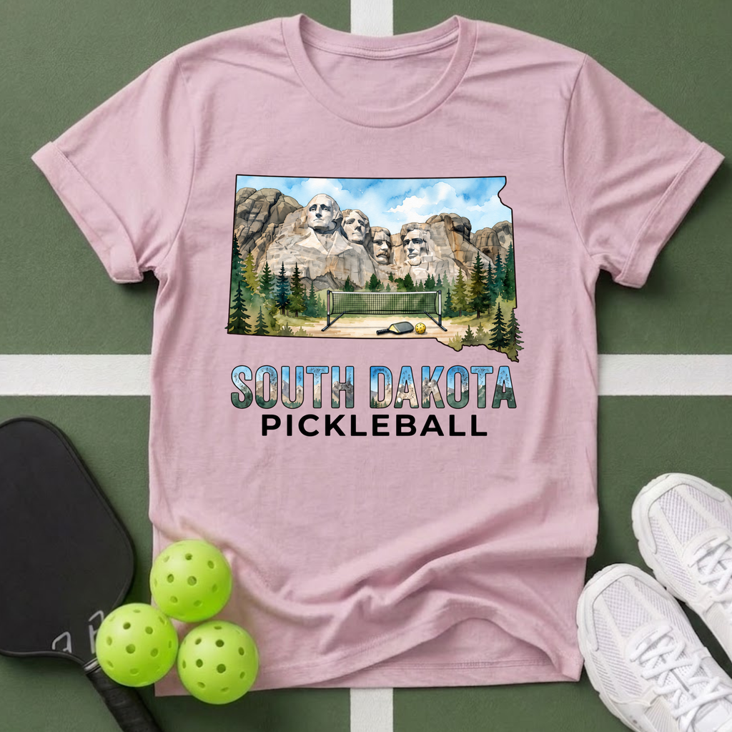 State- South Dakota Pickleball T‑Shirt