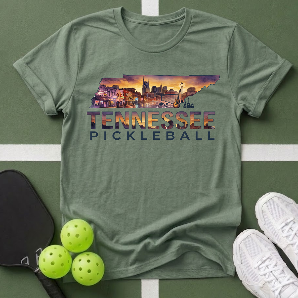 State- Tennessee Pickleball T‑Shirt