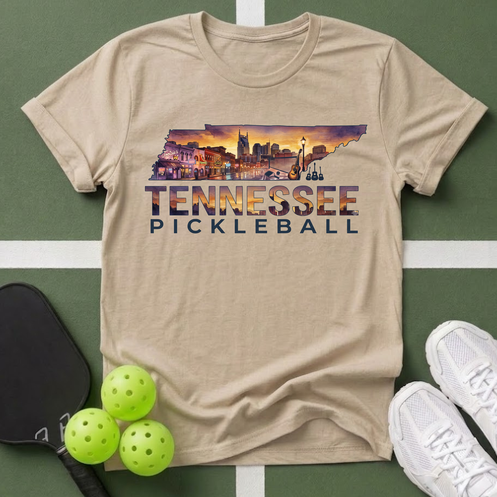 State- Tennessee Pickleball T‑Shirt