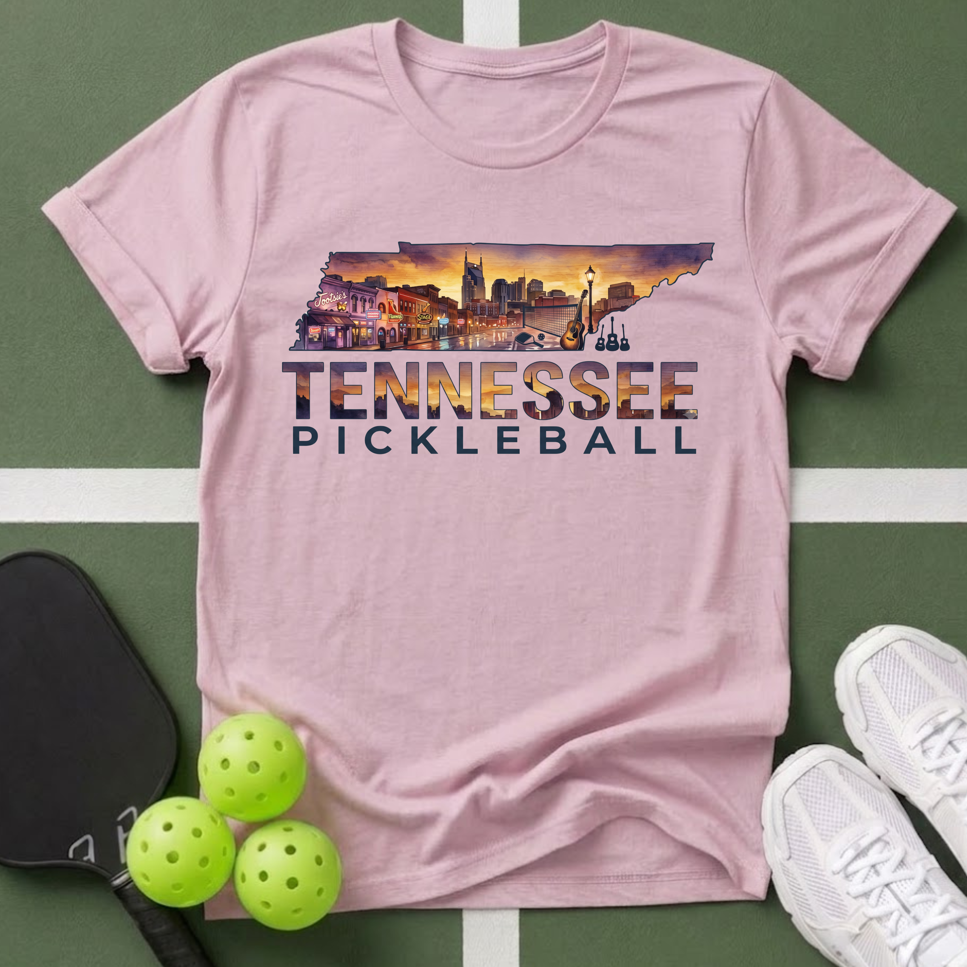 State- Tennessee Pickleball T‑Shirt