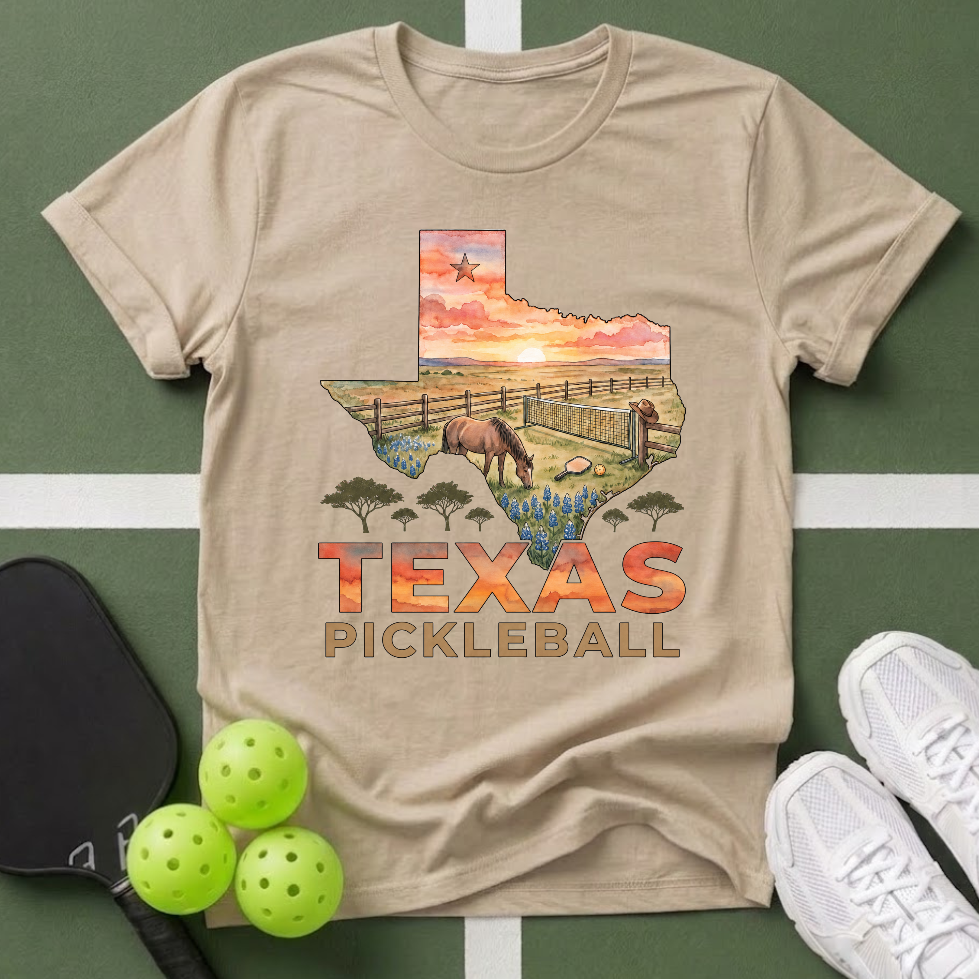 State- Texas Pickleball T-Shirt