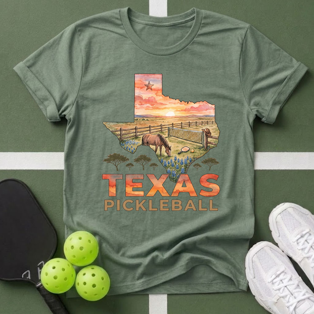 State- Texas Pickleball T-Shirt